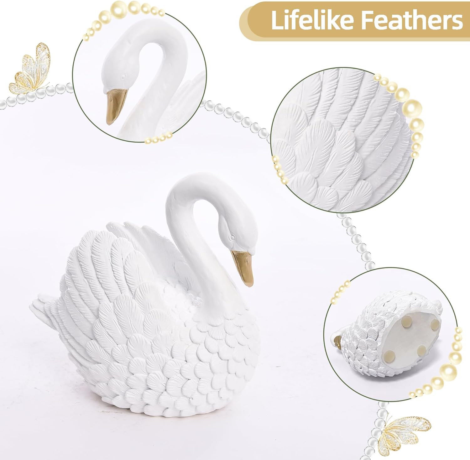 Resin Book Ends / White