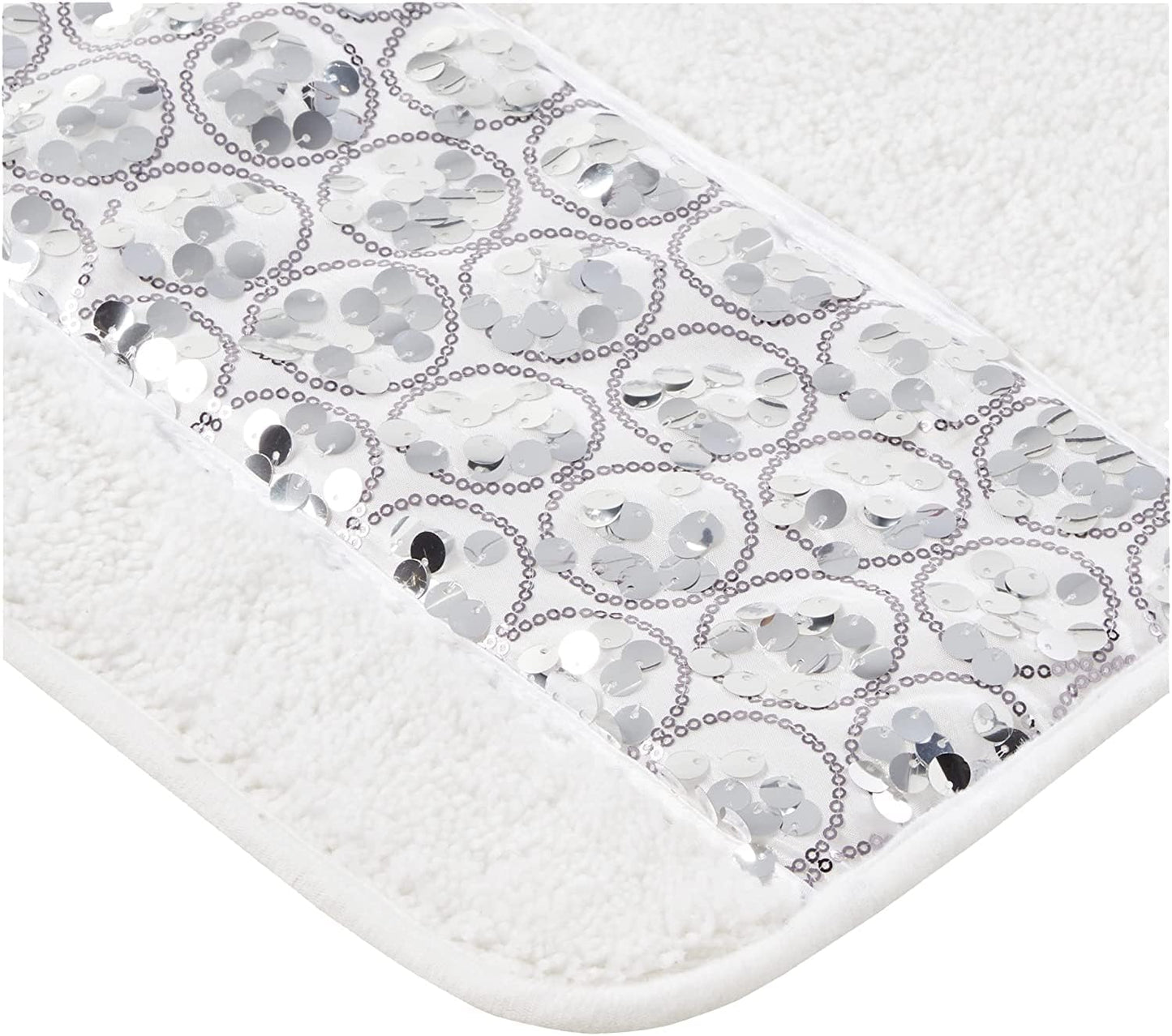 Zahari Home Sinatra Modern Bathroom Rug Classic Luxury Bath Rug Contemporary Decor Stylish Bath Mat for Shower Unique