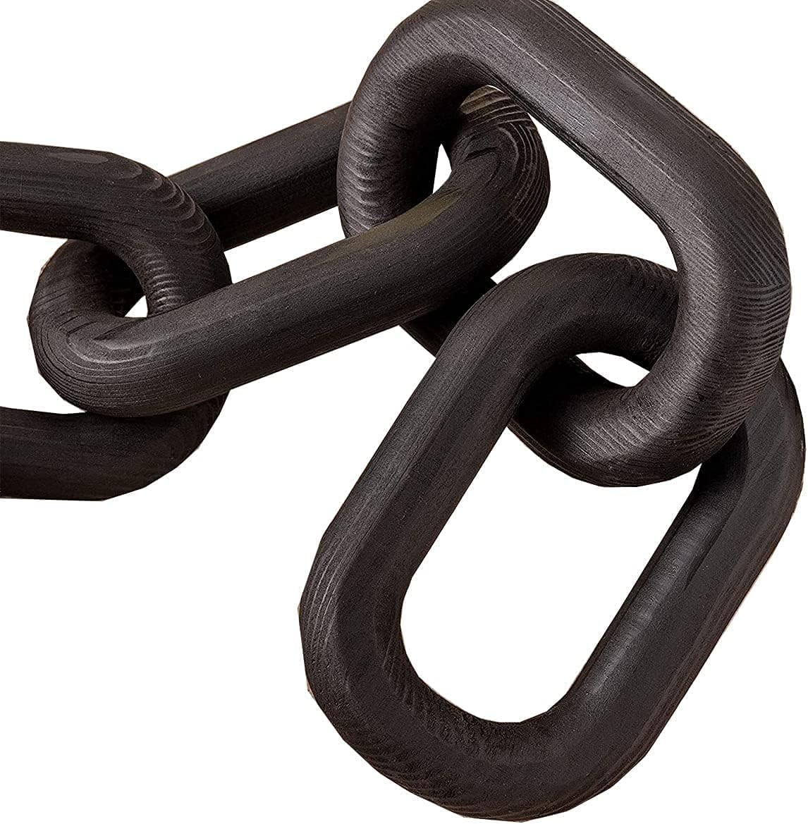 Wood Chain Link Decor / Black