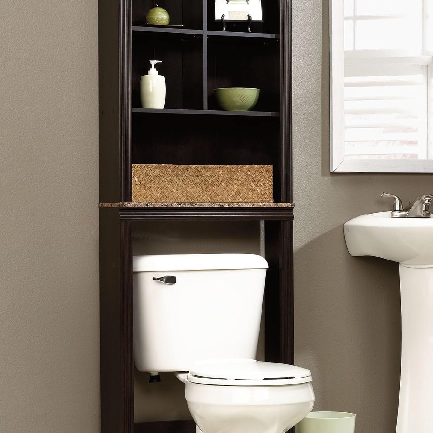 Seagrass Shelf Basket / Caramel / 5.9 x 4.3 / 17.2L x H