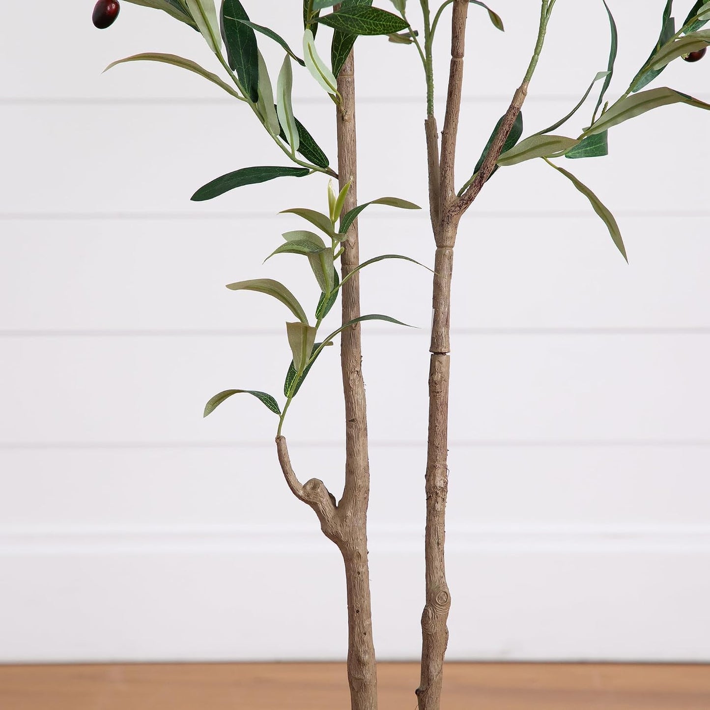 Bendable Branches / Artificial Indoor Tree / White / 5 Inch
