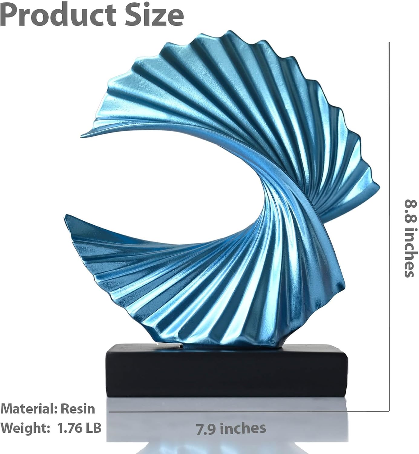Abstract Resin Statues / Blue