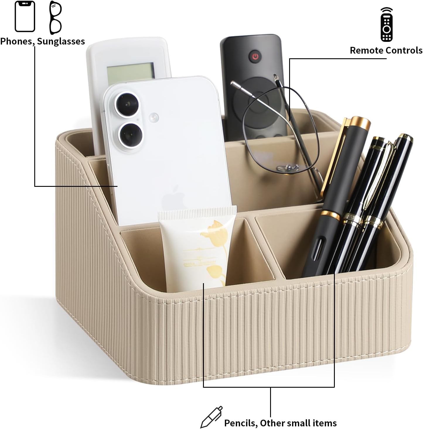 Remote Control Holder / Beige