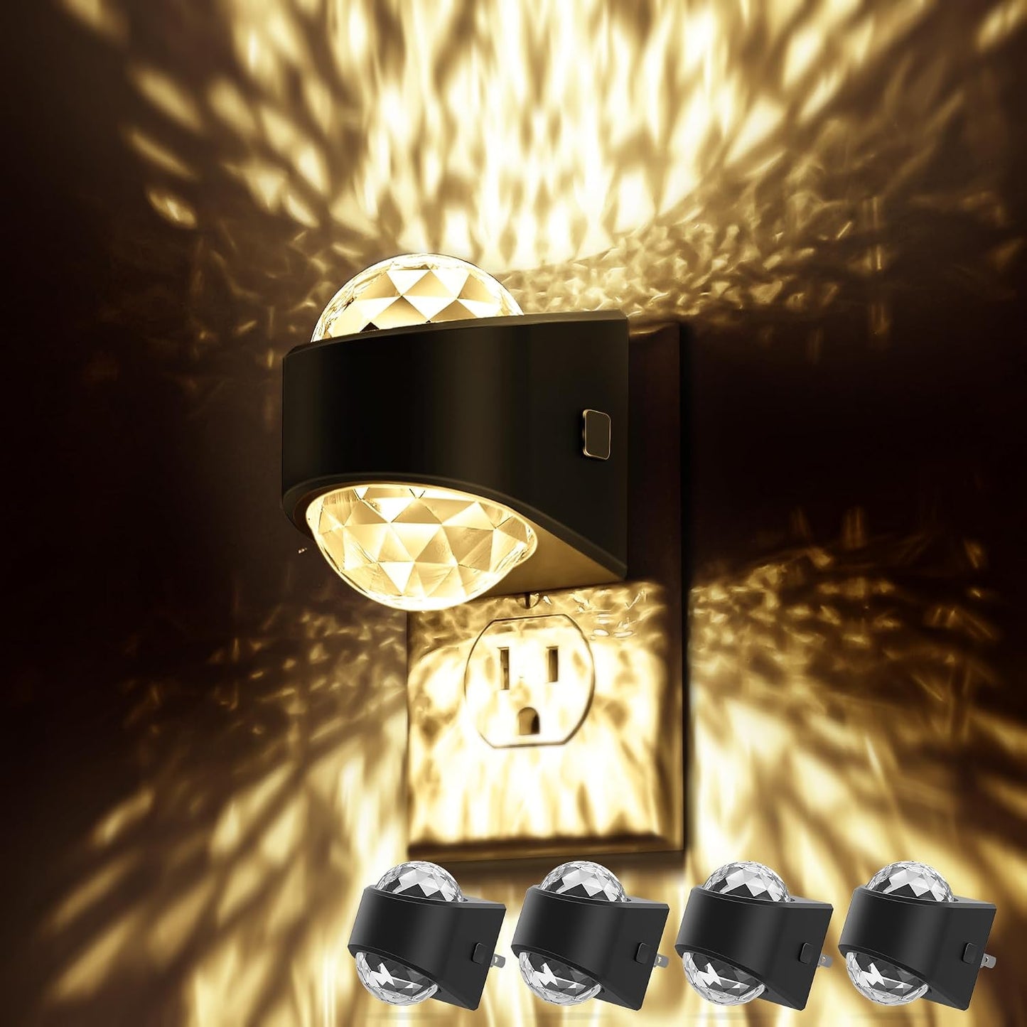 Briignite Night Light, Night Lights Plug into Wall, Projector Night Light