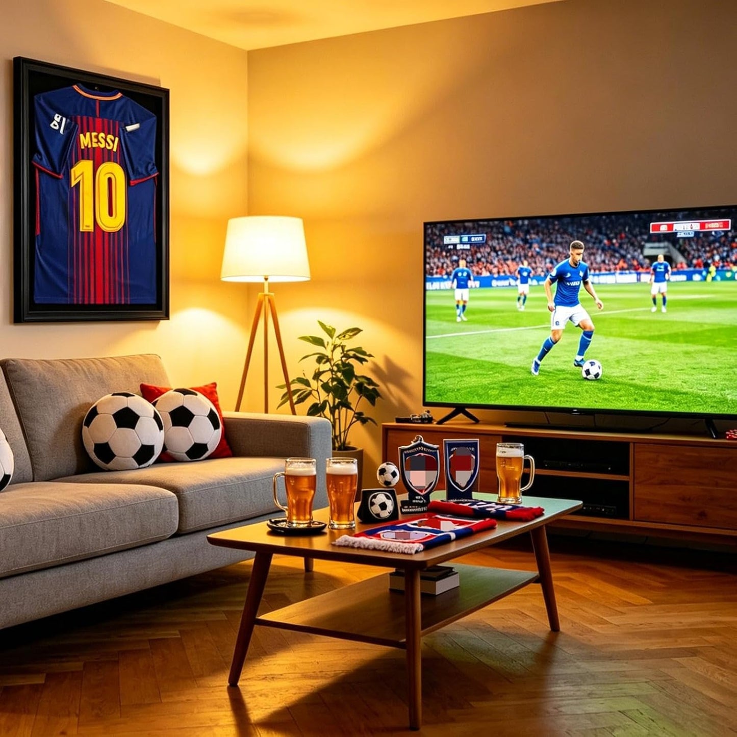 Lockable Football Jersey Frame Display Case with UV Protection | 24×32 soccer jersey shadow box frame,shirt frame
