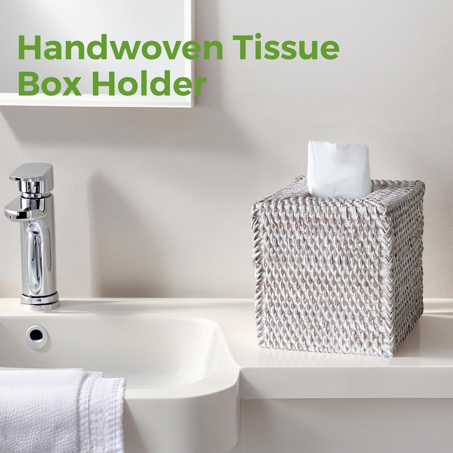 Wicker Tissue Holders / Single