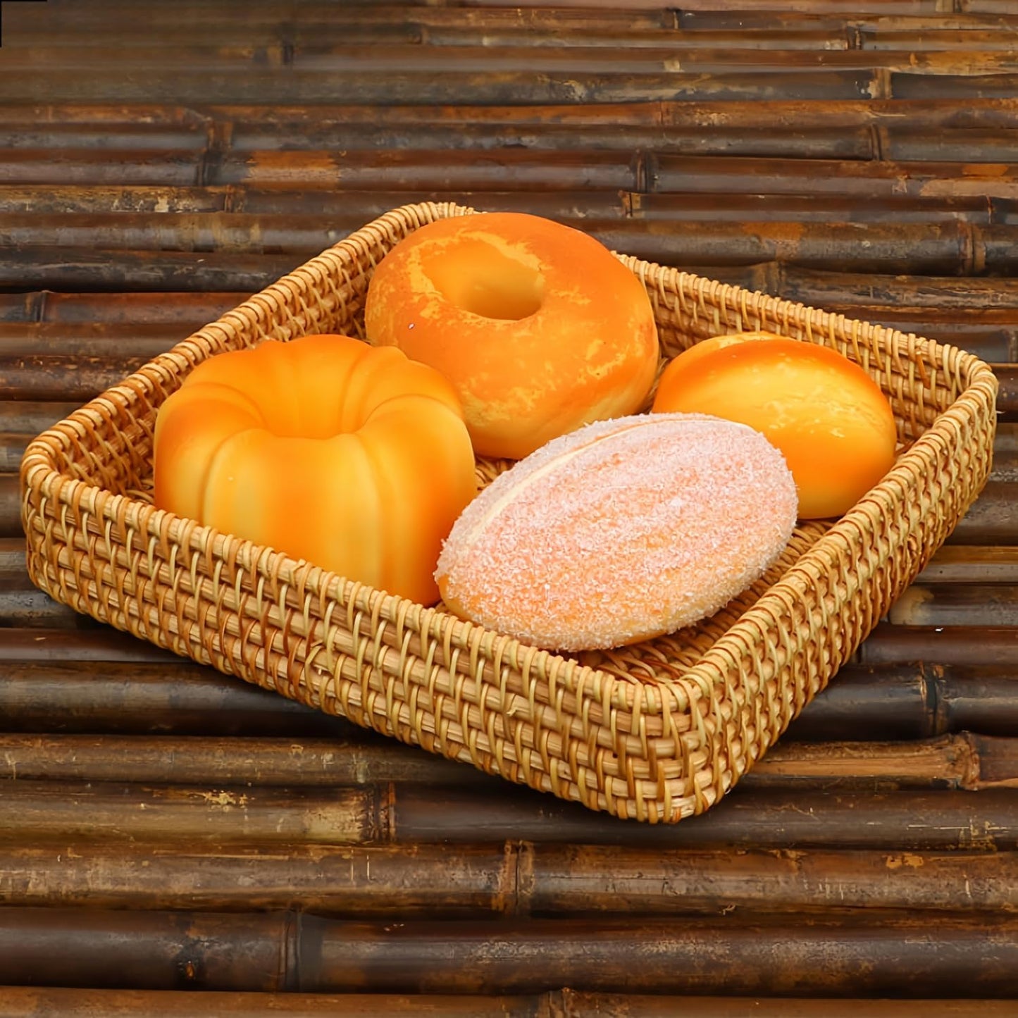 Rattan Serving Tray / M / Natural
