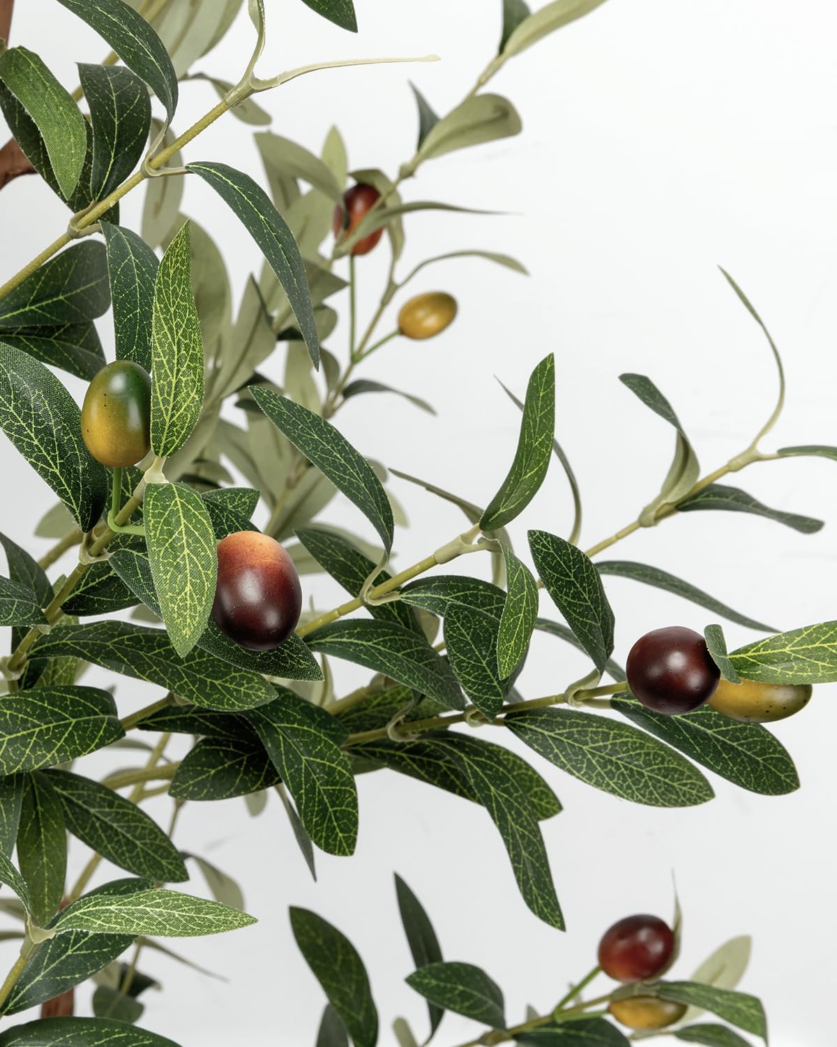 Planter&Basket / Artificial Olive Tree / 6ft Olive Tree with Planter&basket Green / 6 Inch