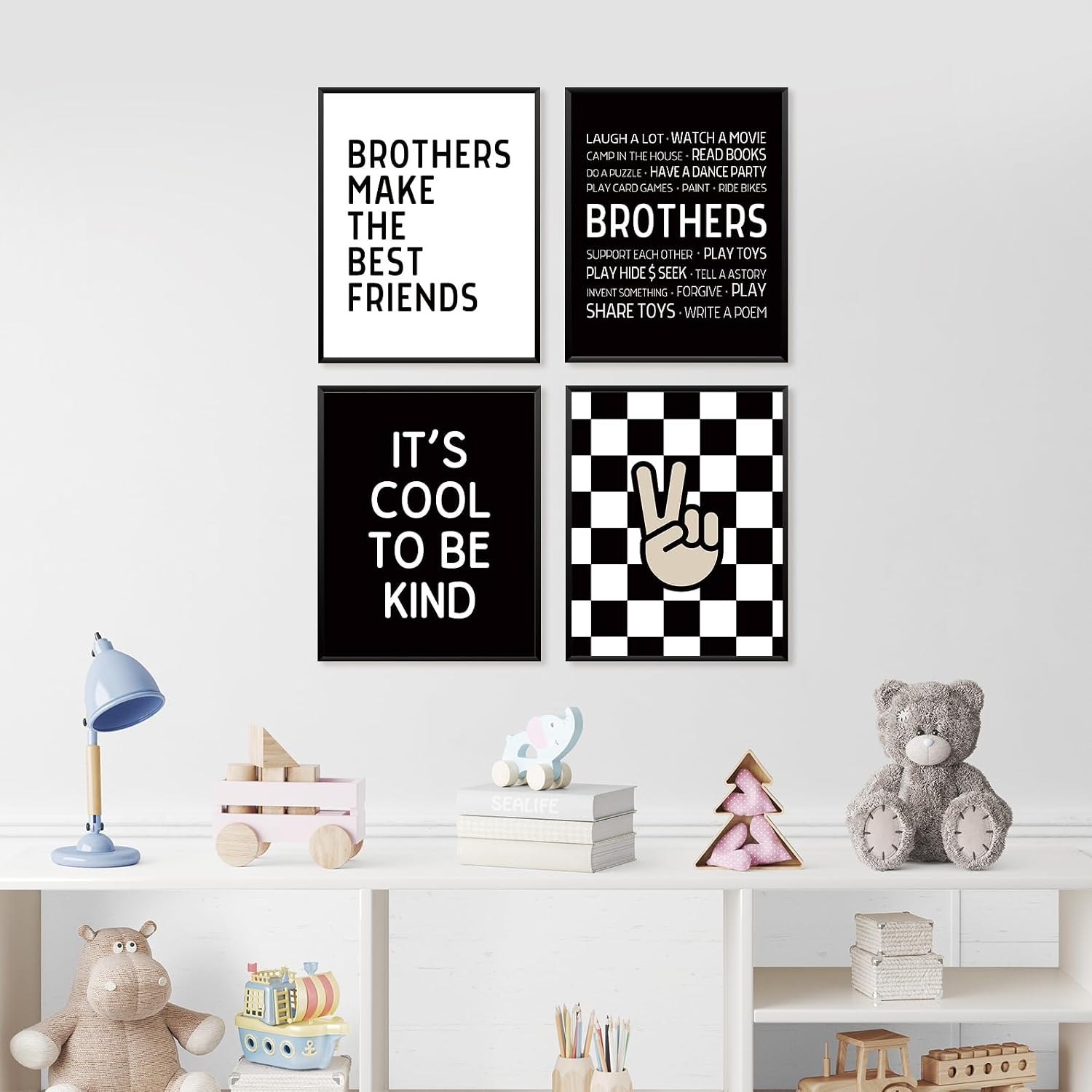 Boys Nursery Room Wall Decor / 8 x 10 / Friends