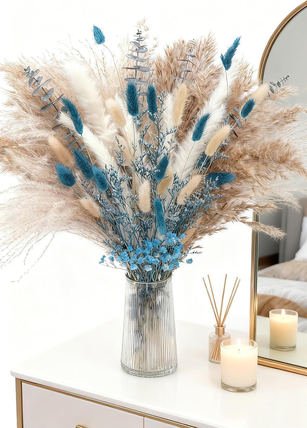 Dried Flower Arrangements / Blue