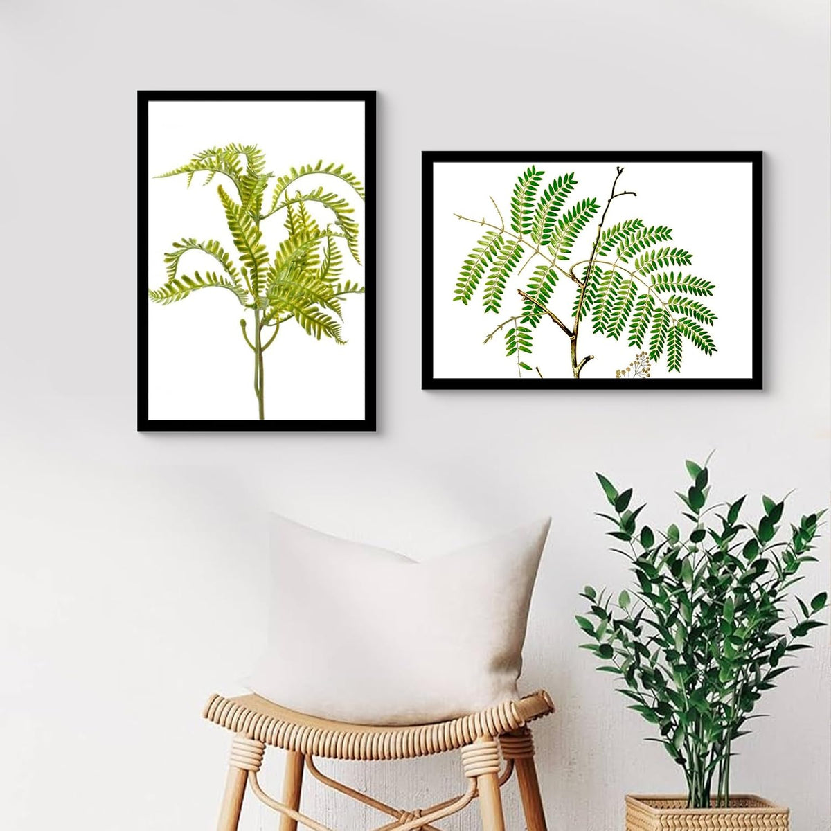 SESEAT 13x19 Picture Frame Set of 6, Wall Gallery Poster Frames, Engineered Wood with Plexiglass Sheet, Black