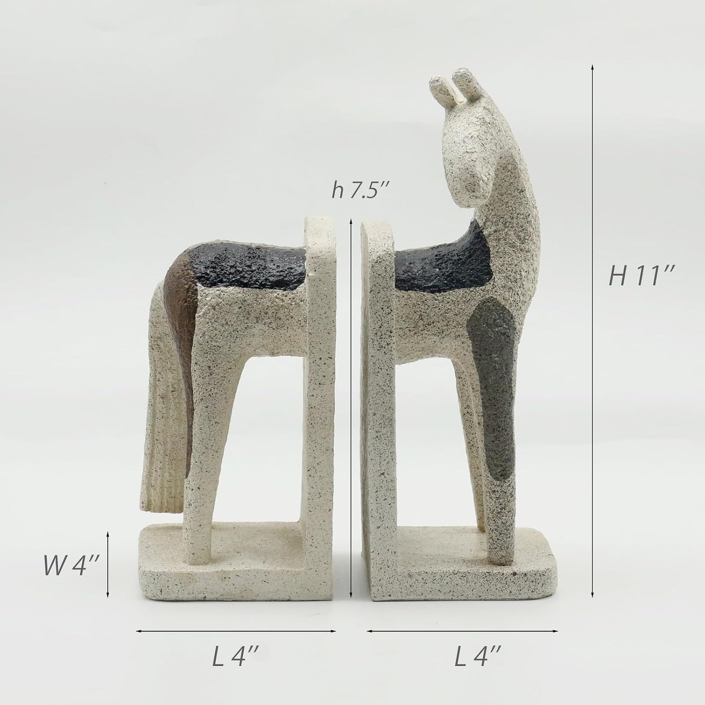 Decorative Bookends Heavy Duty / Abstract Horse