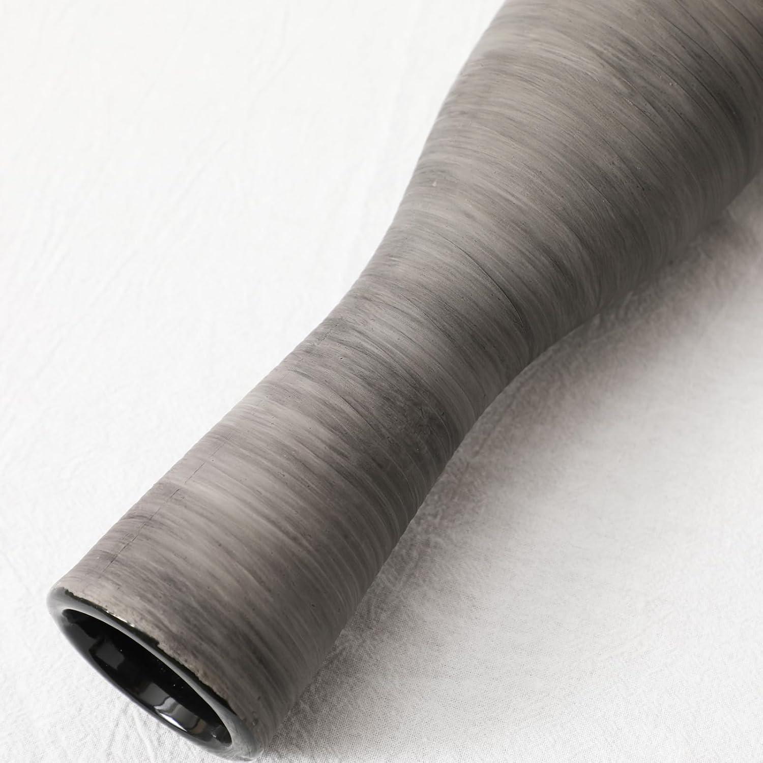 Grey Modern Decorative Ceramic Vase / Bow-black-20