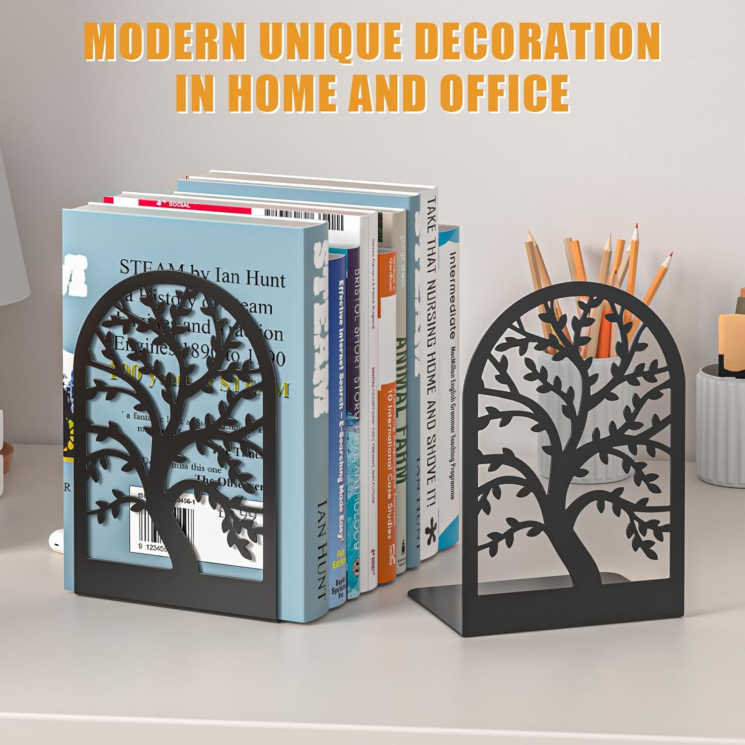 Bookends / Bookend 3 Pairs / 3 Pairs Tree Style Bookends