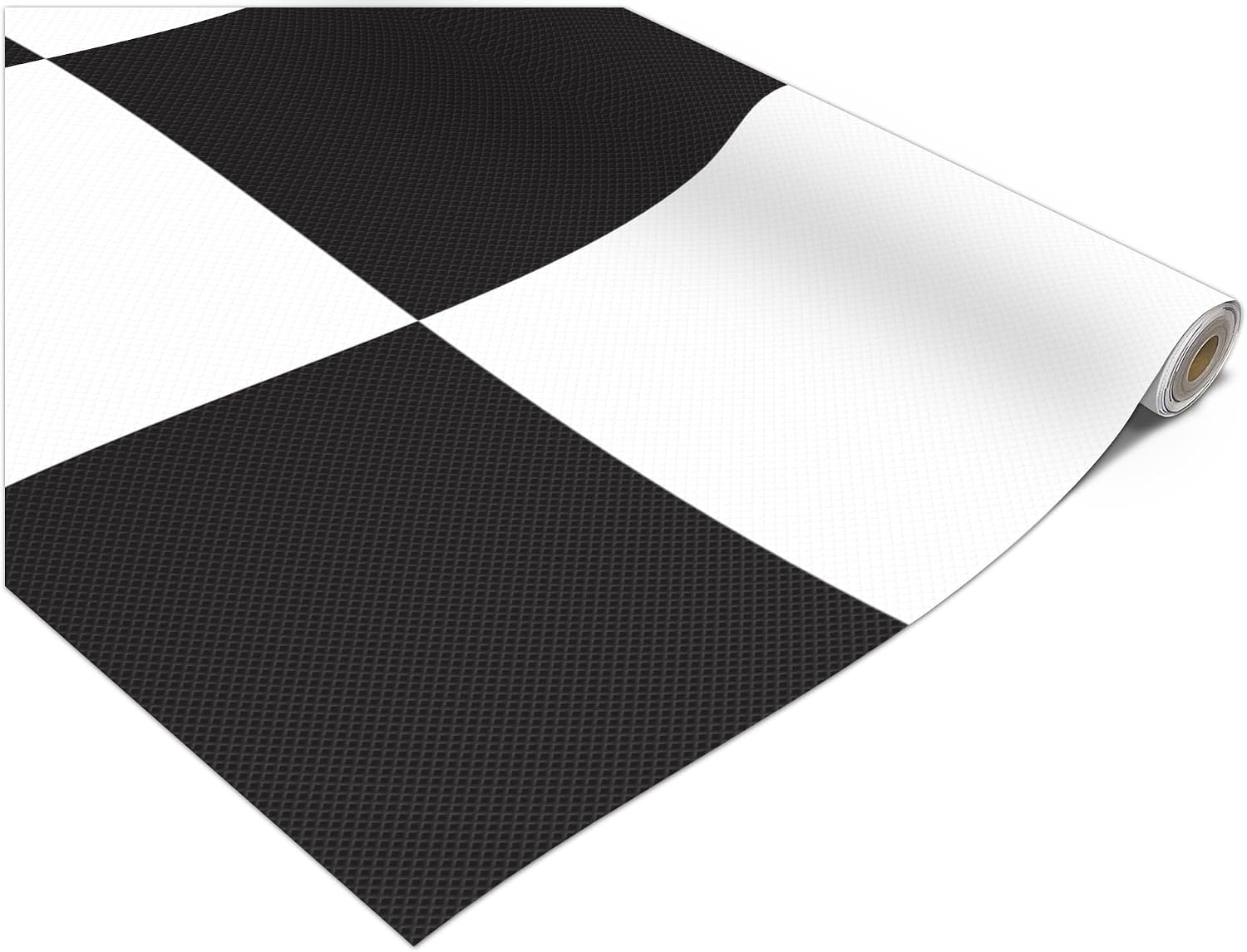 White Big Checkers Better Than Paper Bulletin Board Roll / Black