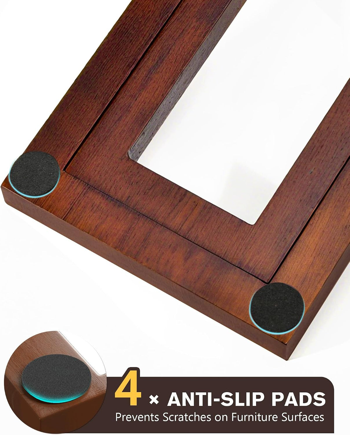 Now Playing Vinyl Record Holder, Holds 30-70 LPs, Expandable | Gift Packaging, Now Playing Groove, Wood & Steel Build