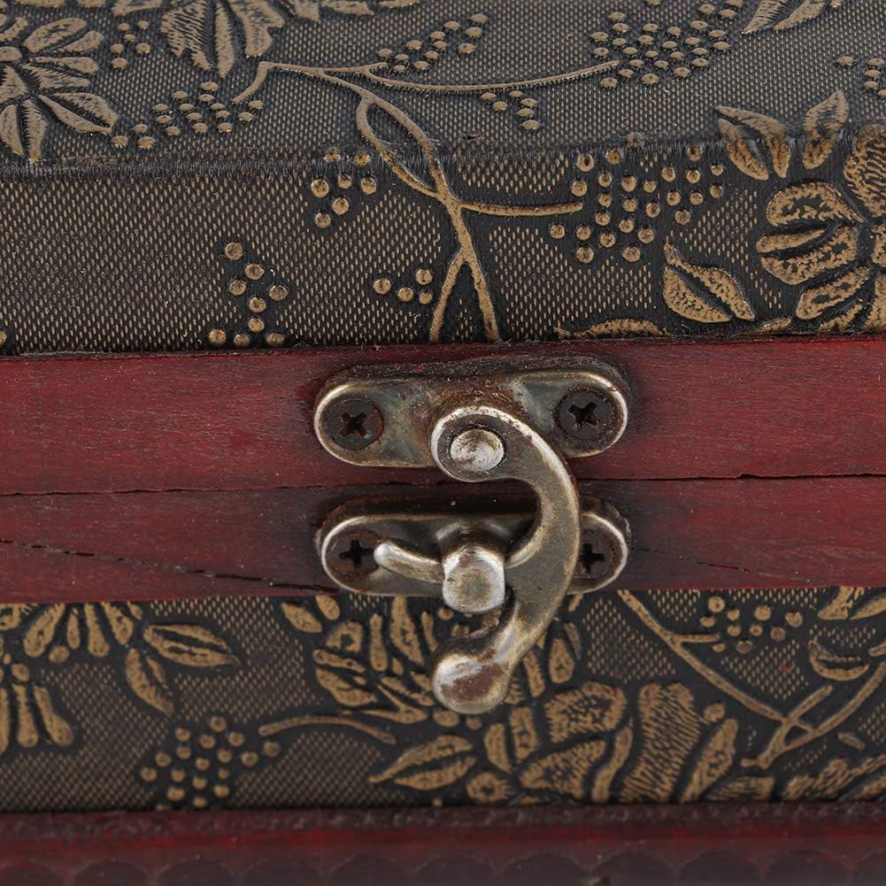 Decorative Jewelry Storage Keepsake Box Wood Trinket Boxes