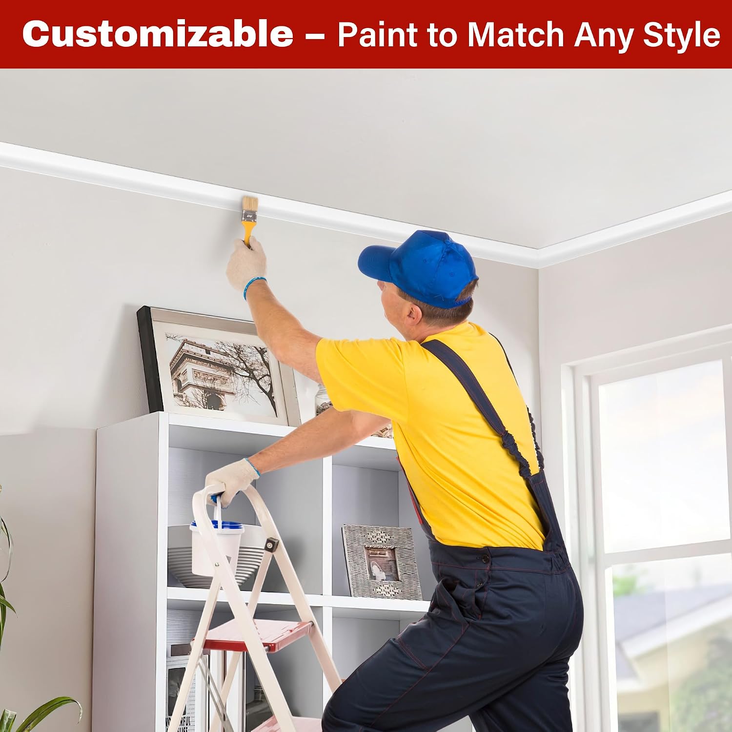 Peel and Stick Inside Corner Molding Trim