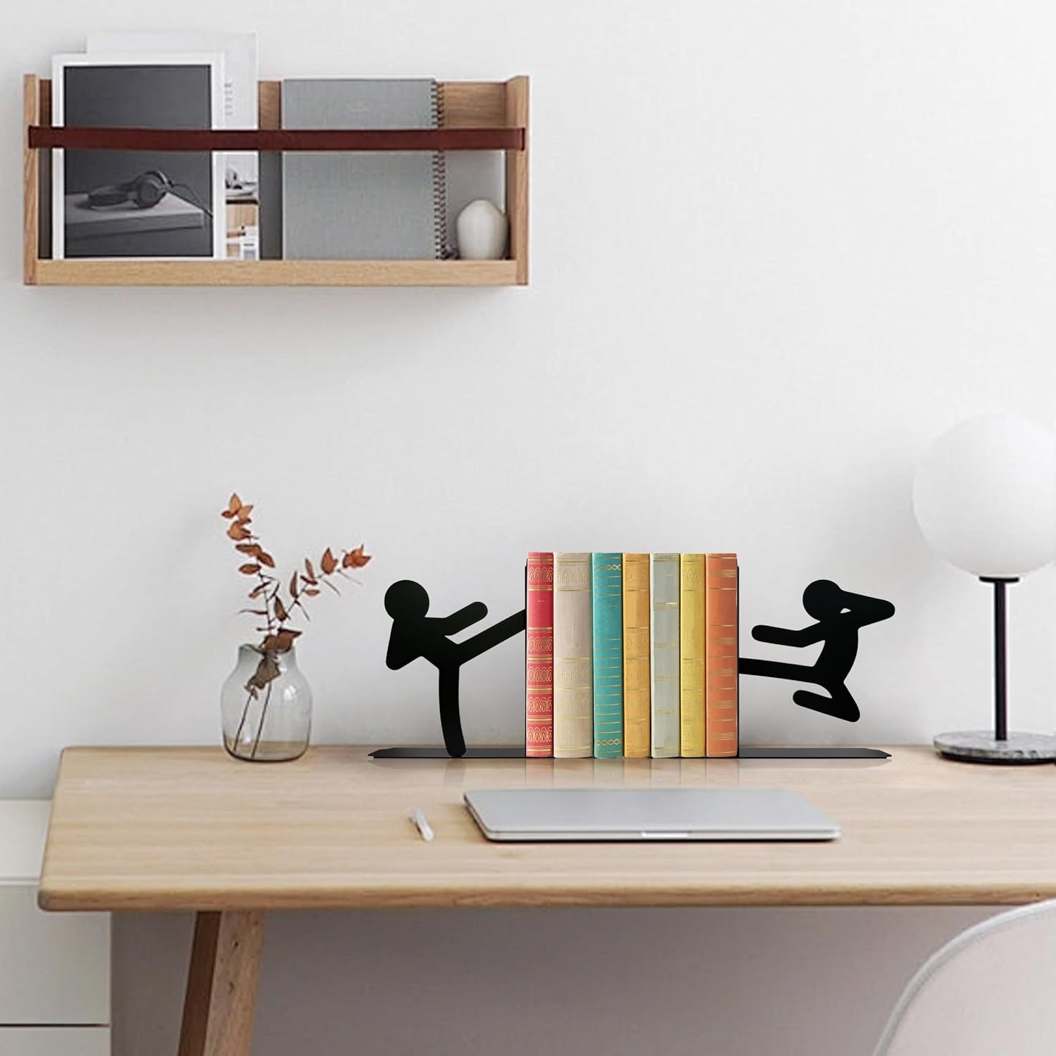 Unique Metal Bookends / Reading Decor & Idea Gift for Book