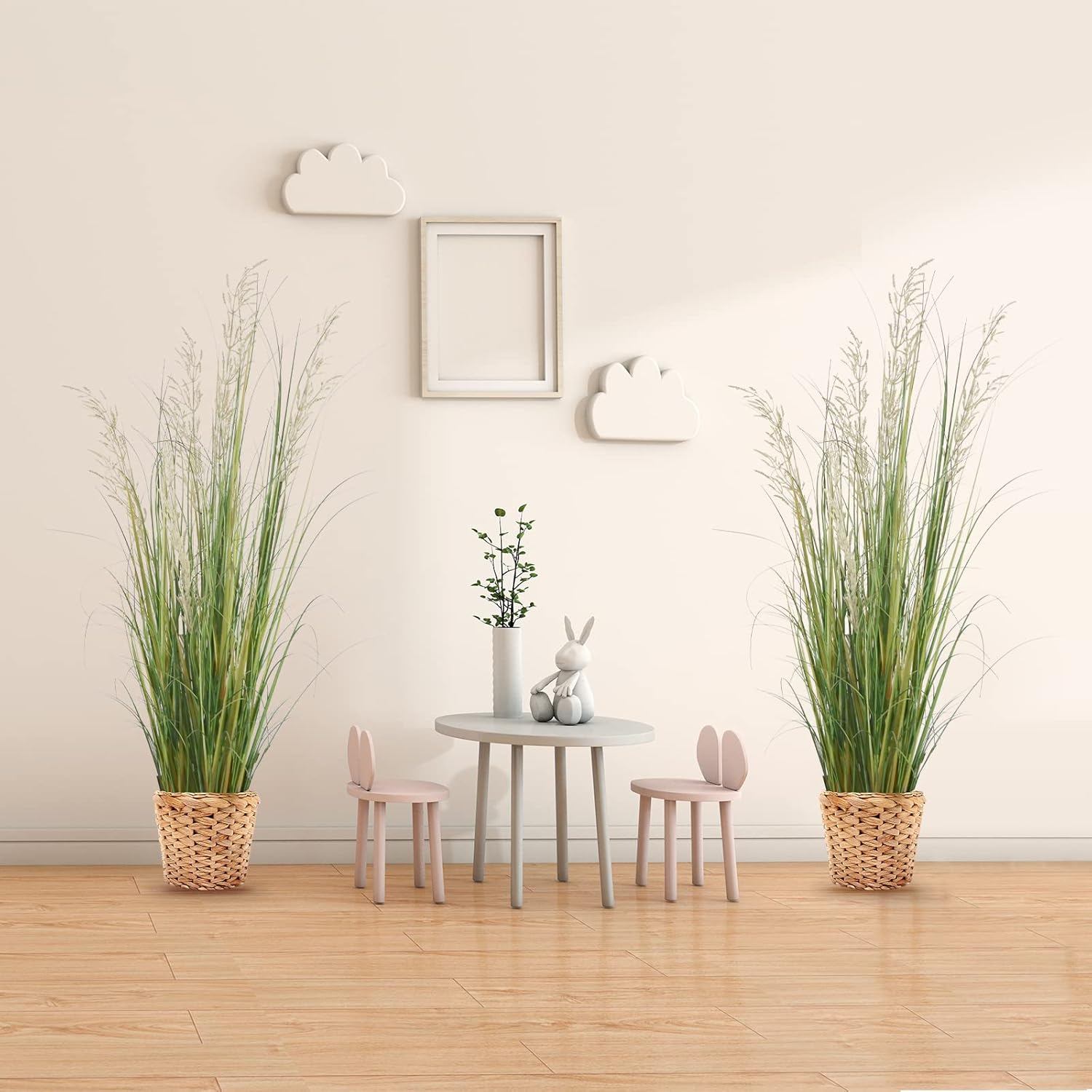 Artificial Plant / Faux House Plant in Pot / 4ft / 47 Inch / Set of 2
