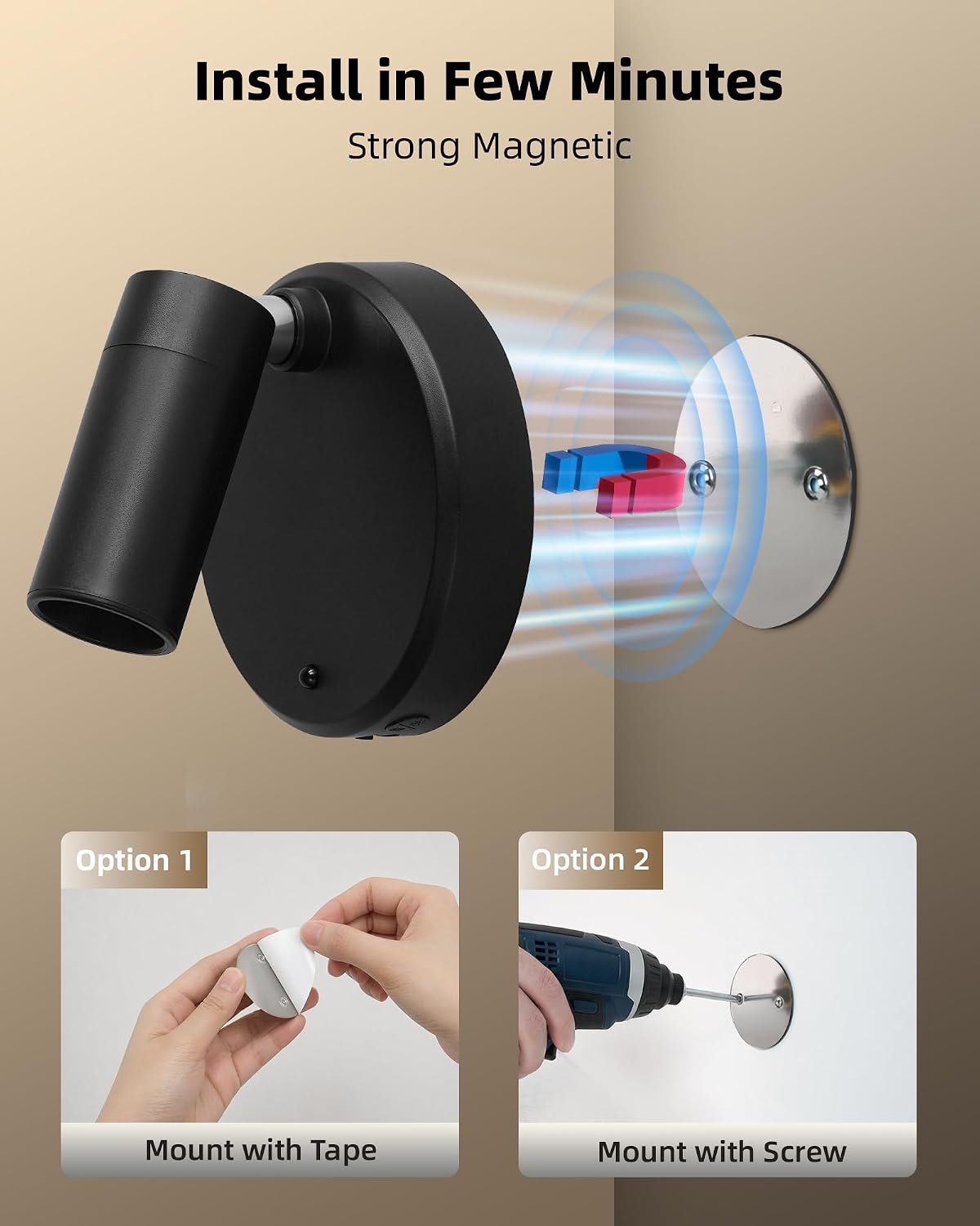 EZVALO Spotlights Indoor with Remote, 5500mAh Rechargeable Picture Lights, Wireless LED Uplighting with Timer &