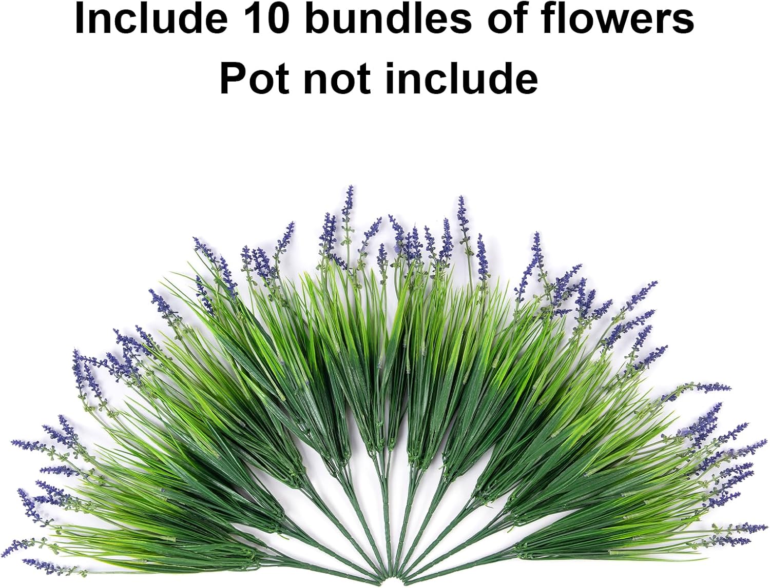 Artificial Fake Outdoor Plants Flowers for Decoration / Purple