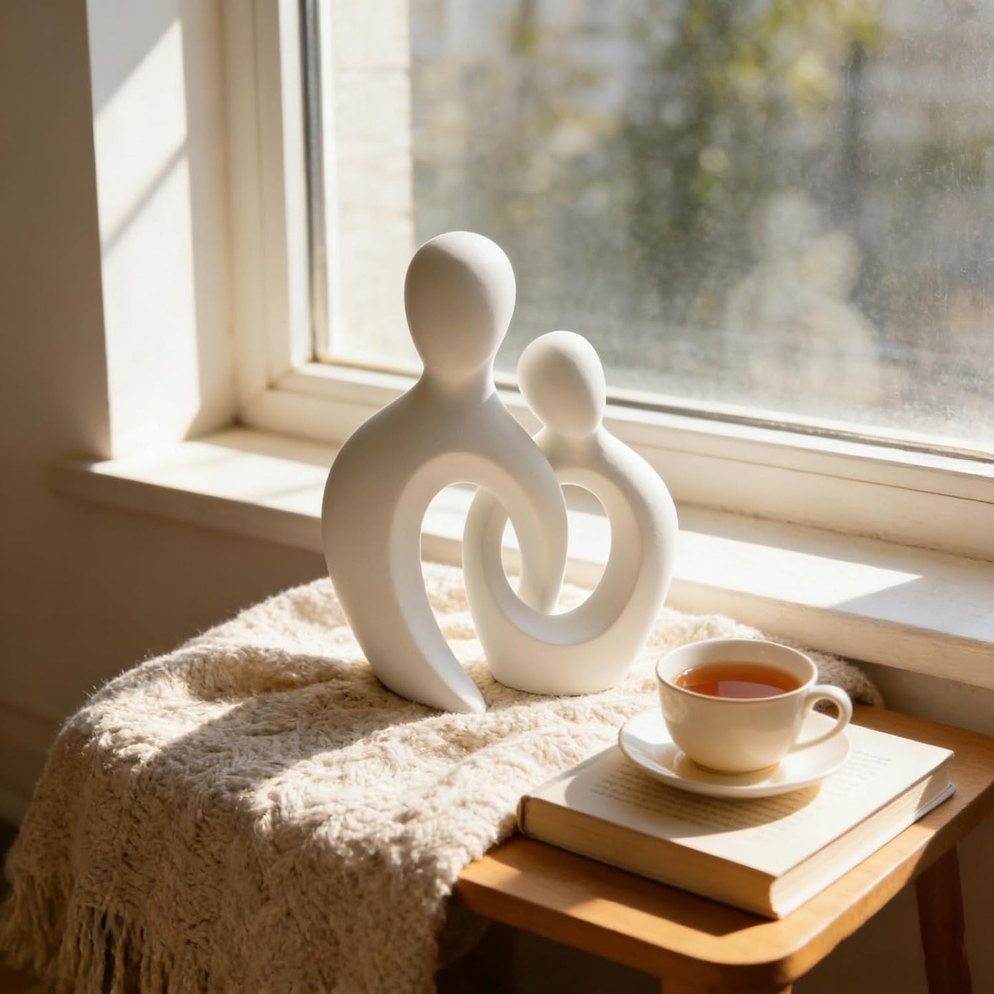 Modern Romantic Statue / 001-white