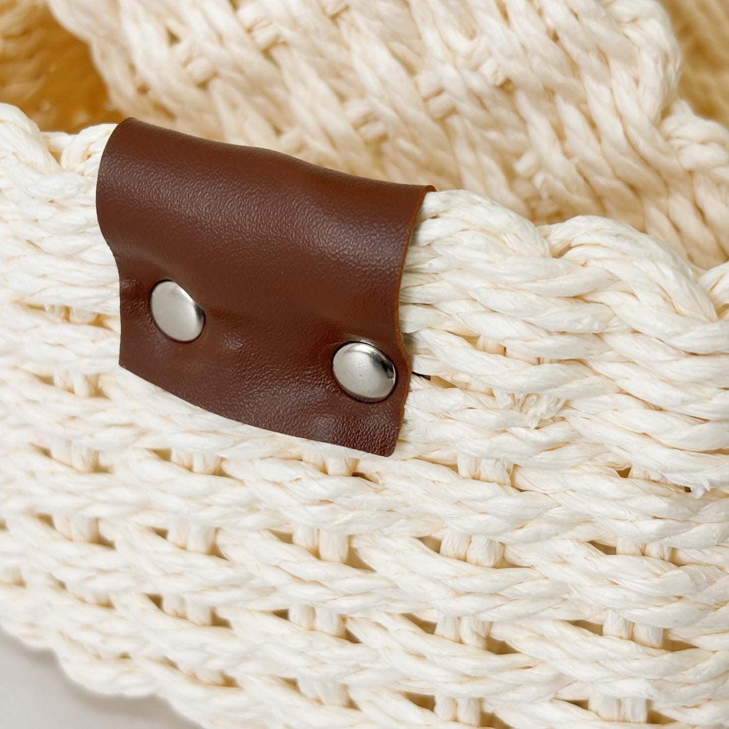 woven Storage basket / Beige