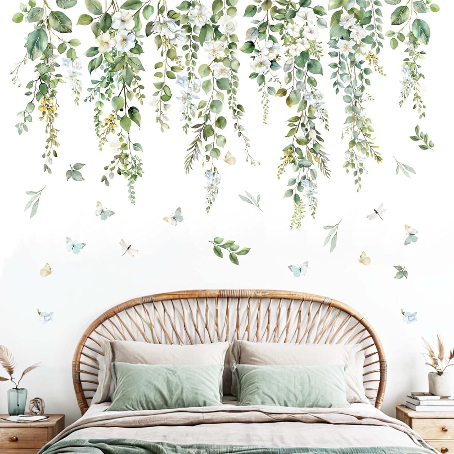 Hanging Vine Wall Decals / Hanging Vine B / Green