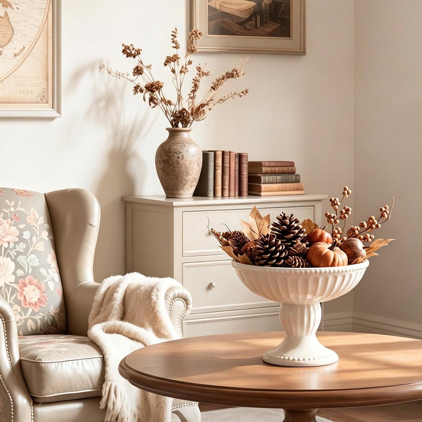 Ceramic Decorative Bowl / Ivory