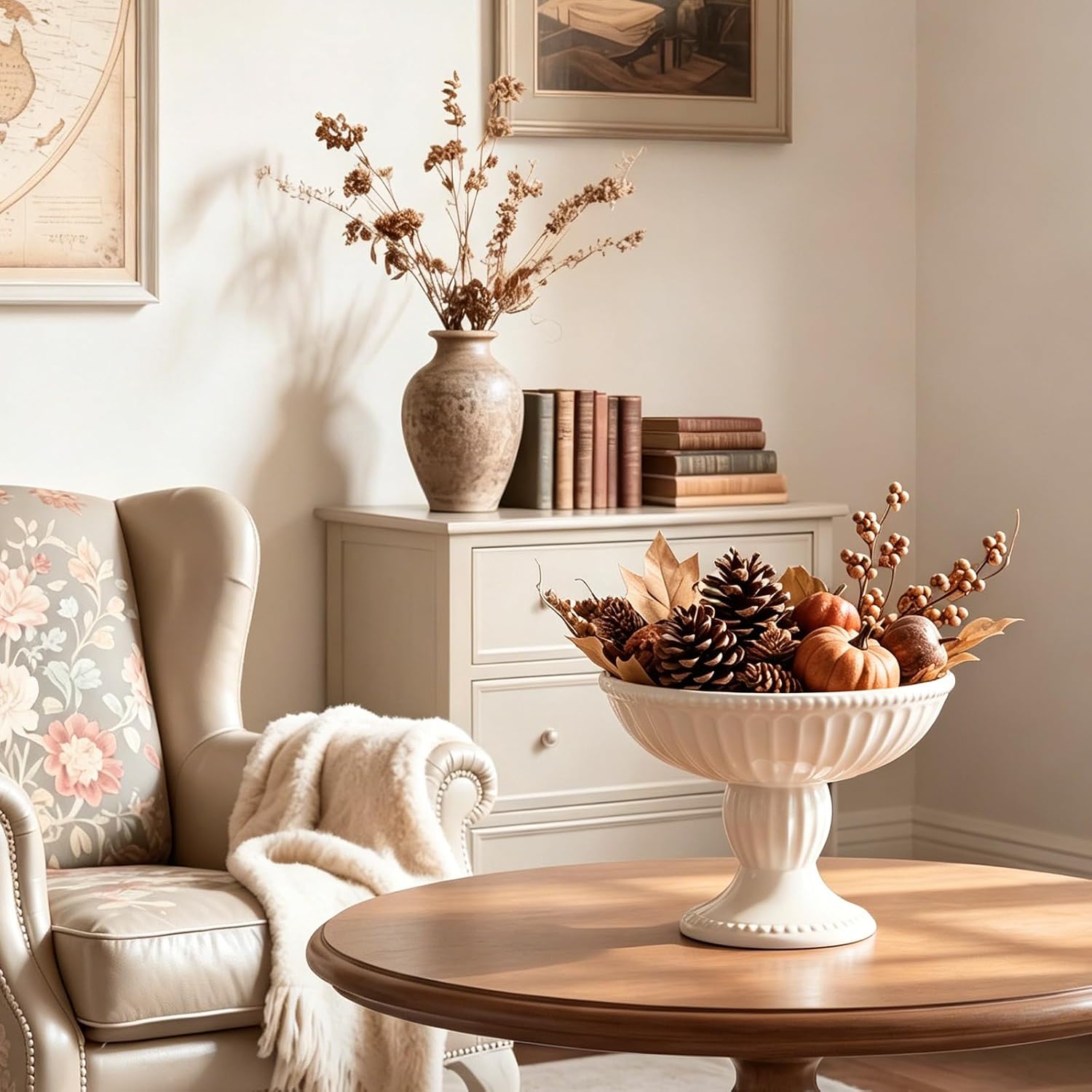 Ceramic Decorative Bowl / Ivory