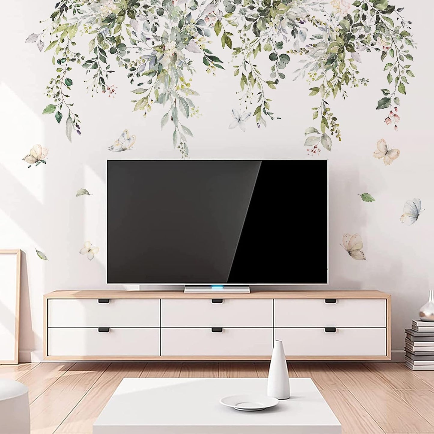 Hanging Leaves Wall Decals / 59"W x 39"H / Green