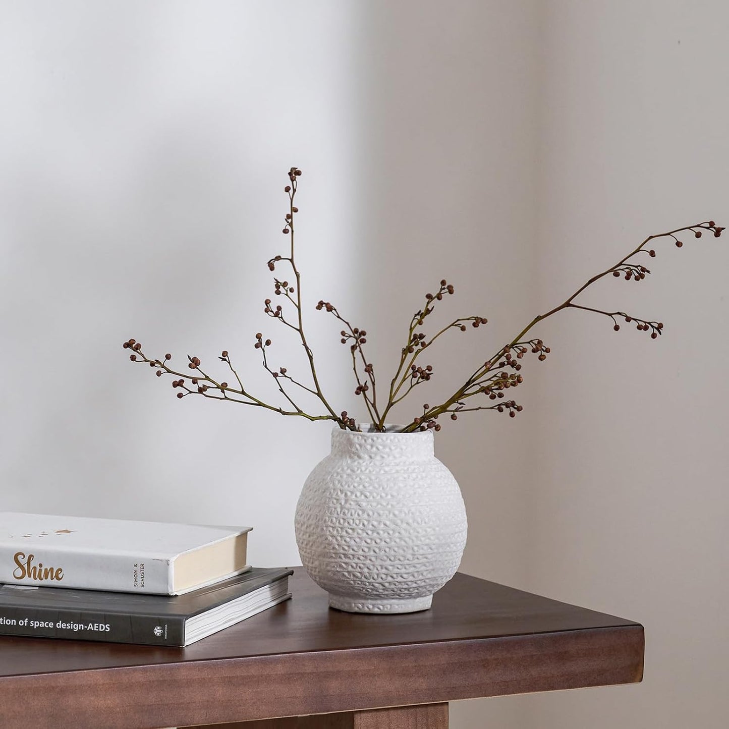 Ceramic Vase / Modern Decorative Vase / White