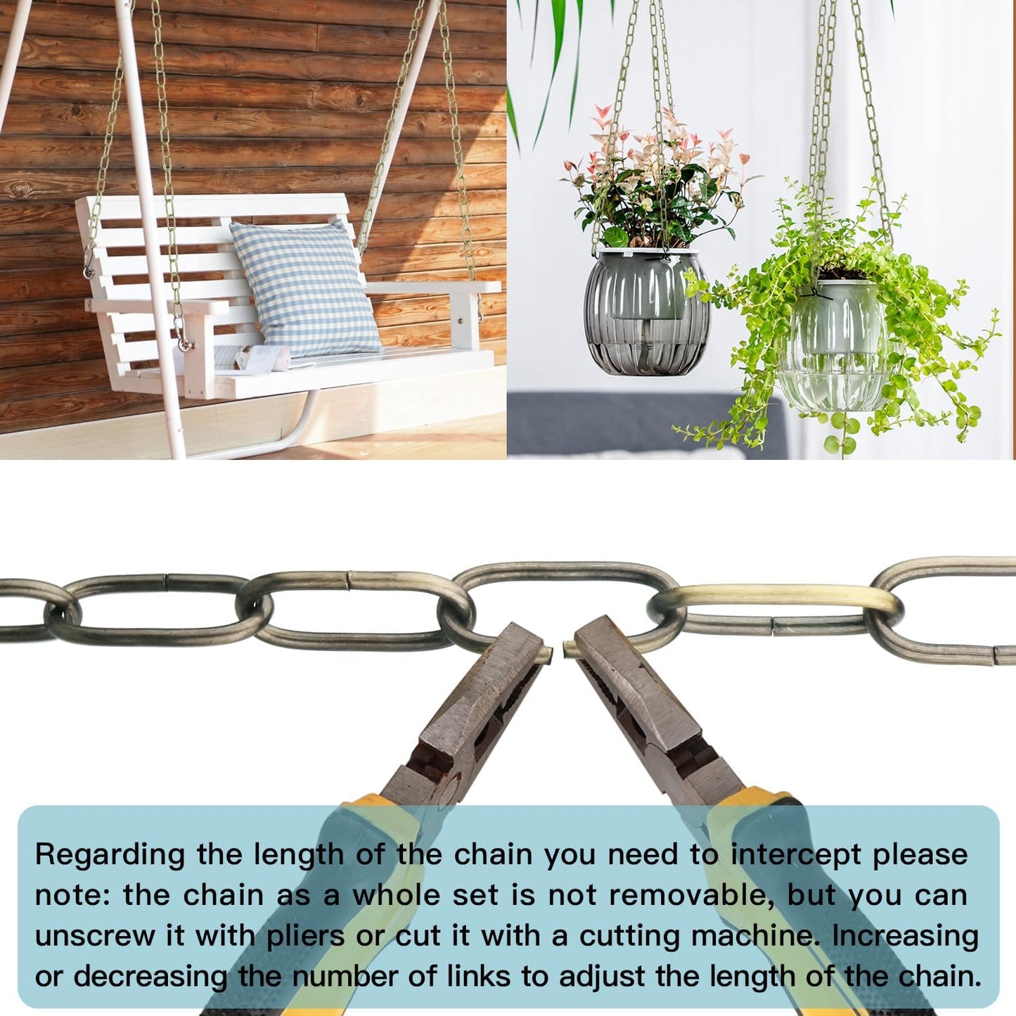Light Fixture Chain / Bronze