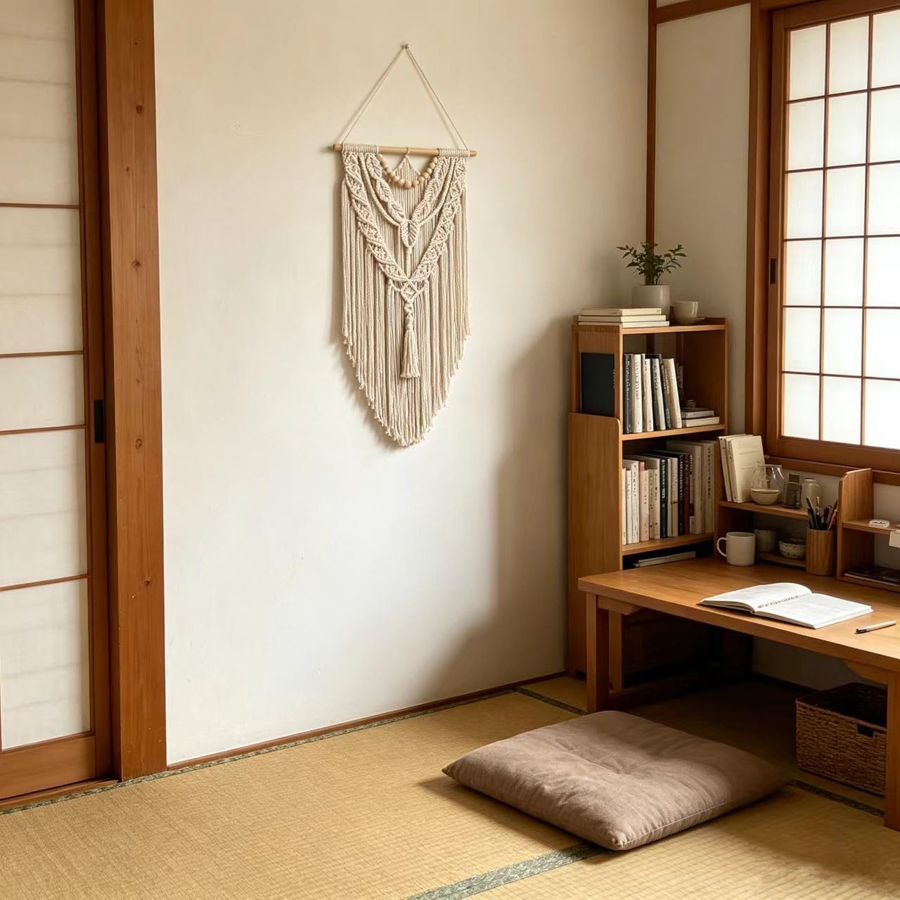 Wood Bead Wall Decor / Wood Bead-y