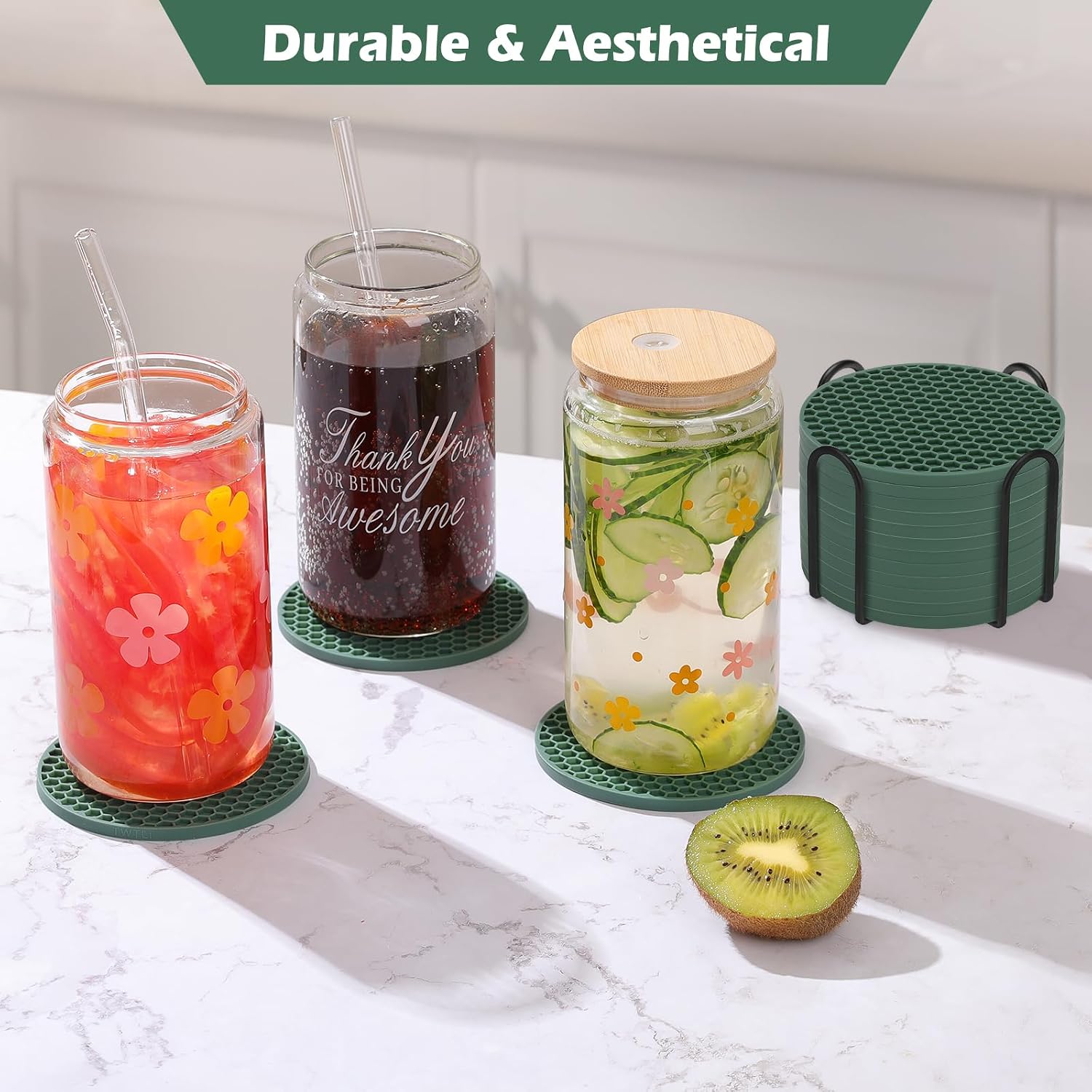 Holder / Home Bar & Kitchen / Green / Set of 12