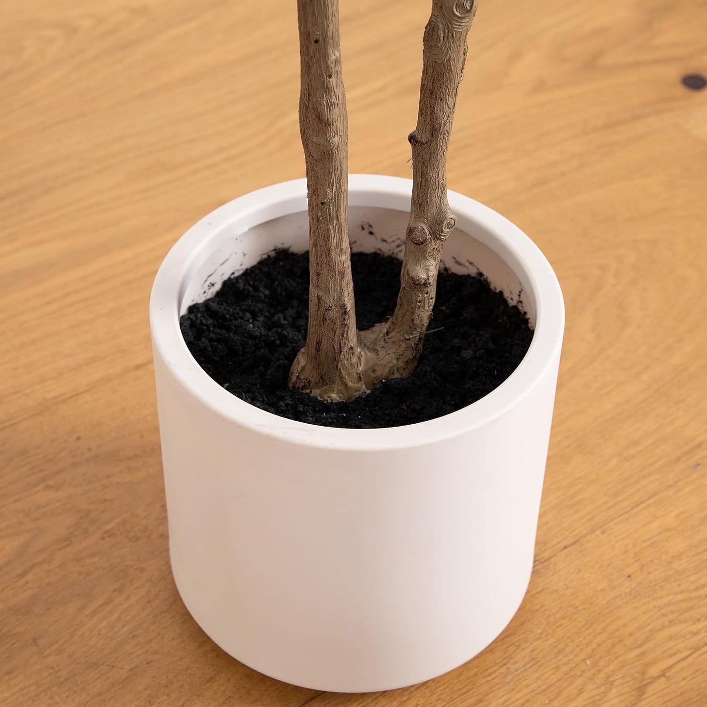 Bendable Branches / Artificial Indoor Tree / White / 5 Inch