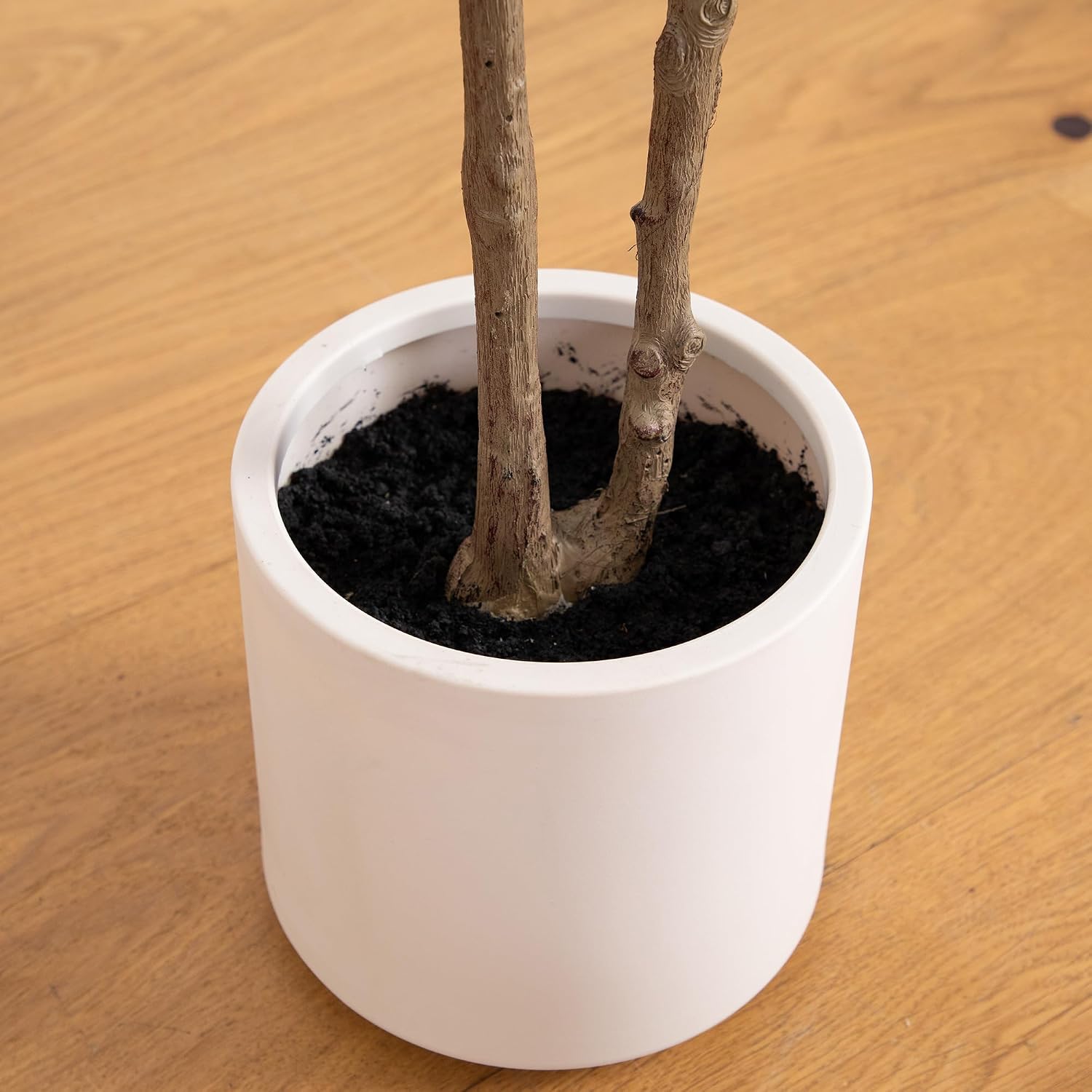 Bendable Branches / Artificial Indoor Tree / White / 5 Inch