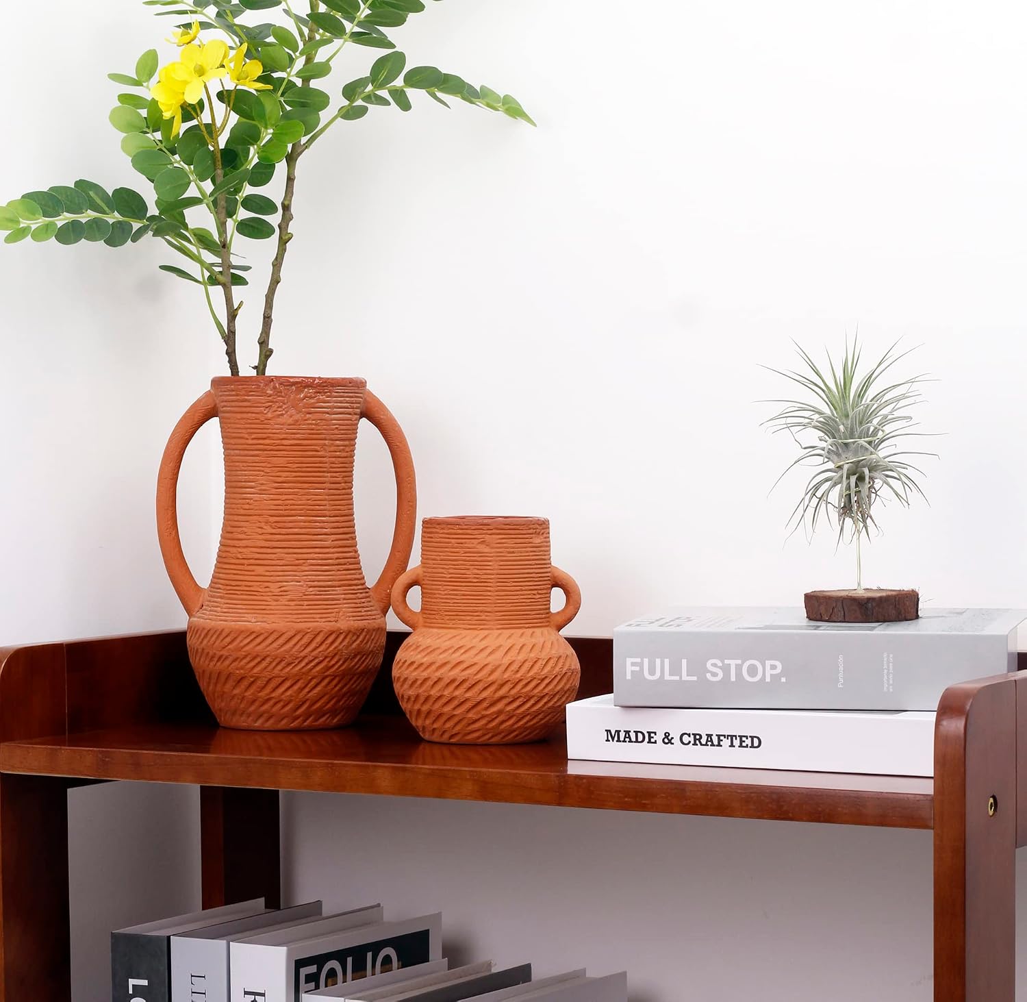 Ceramic Vase for Flower / Terracotta