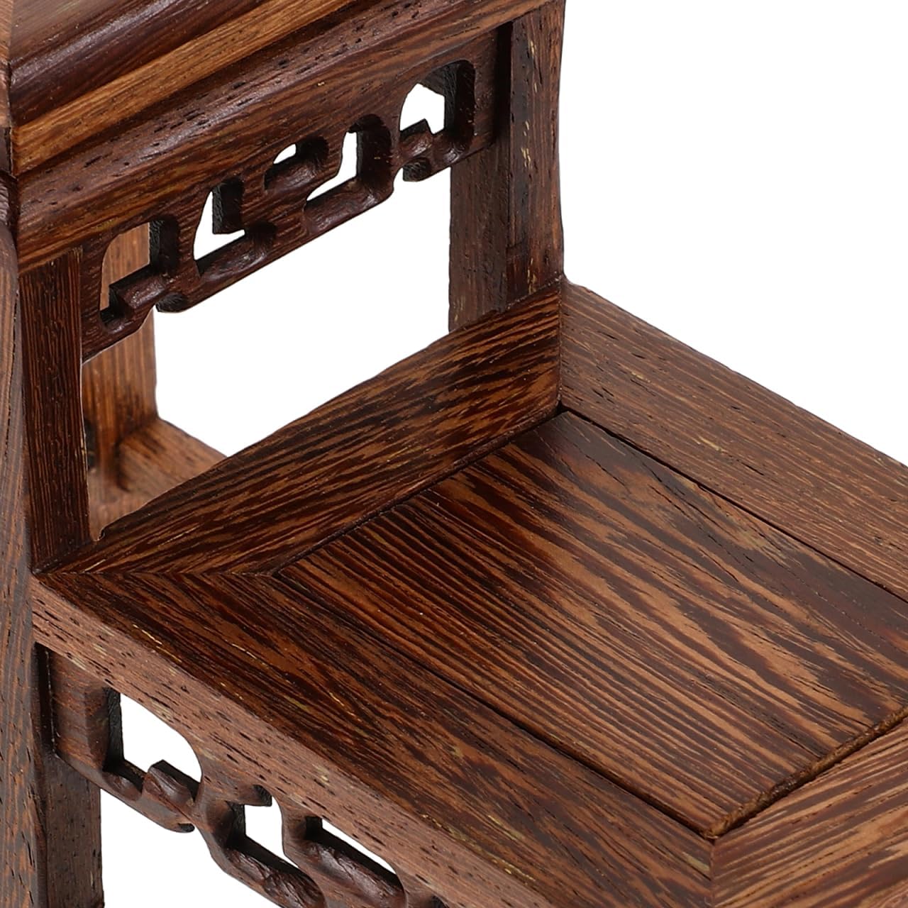 Wood Base Riser for Teapots and Vases Retro Small Figurine Display Stand Vintage Base