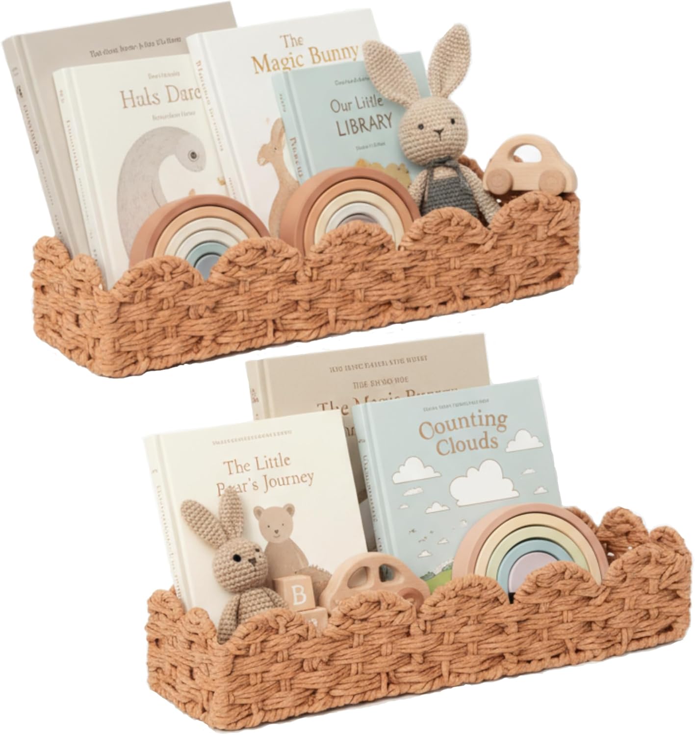 Decorative Shelves / Floating Bookshelf for Nursery