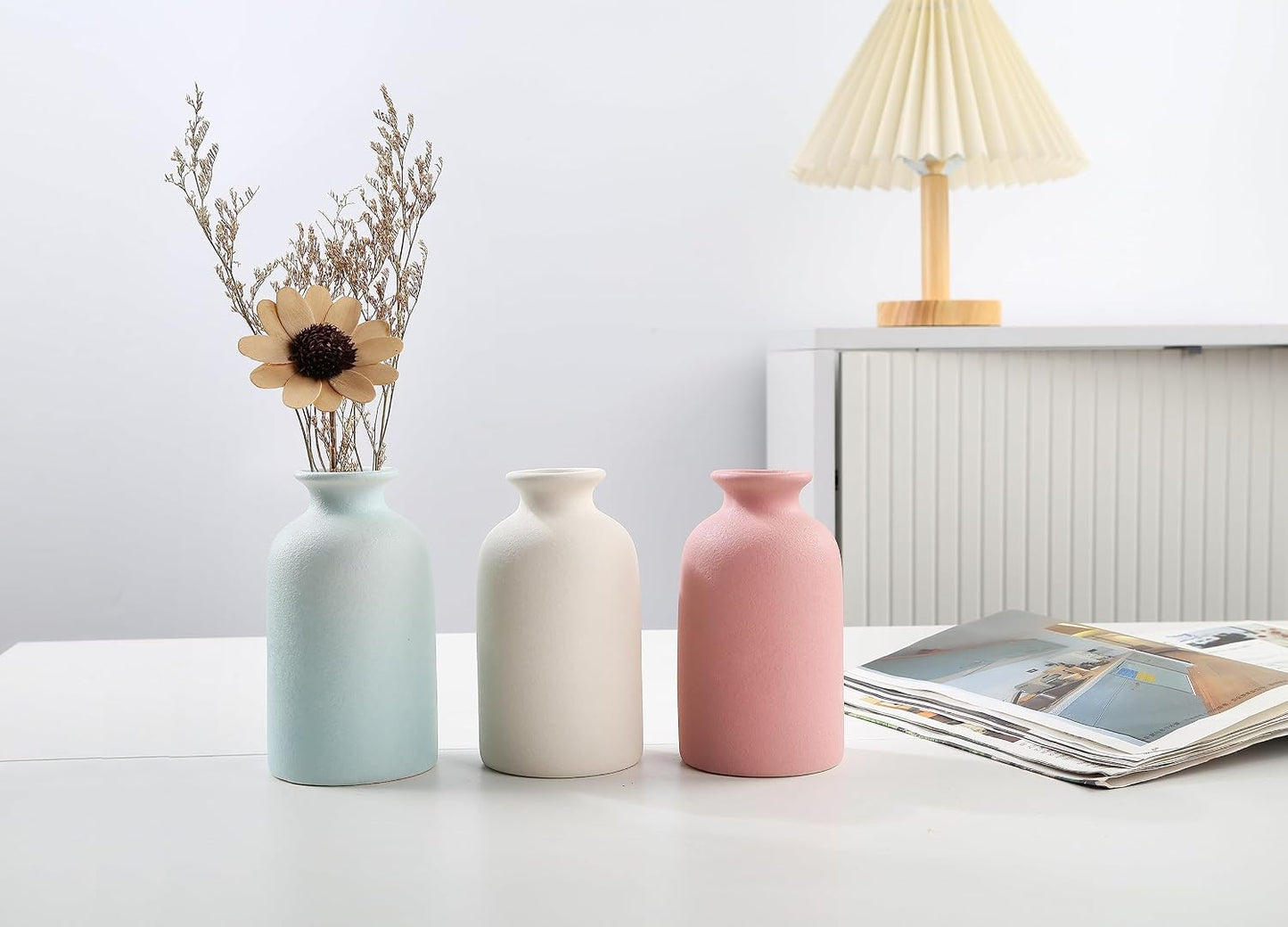 Ceramic vase Dry Flower Vases / Blue / Small