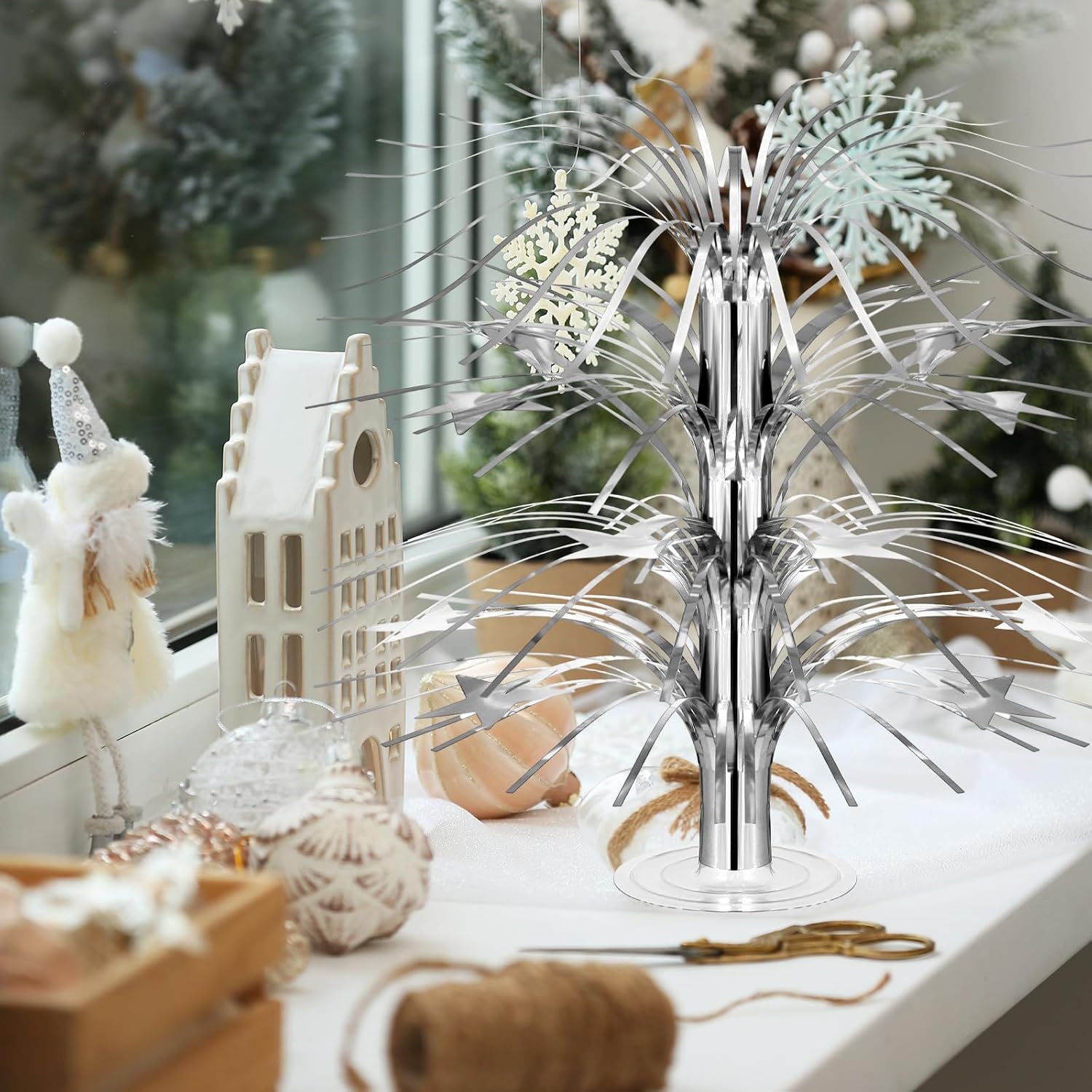 Centerpieces / Silver / Set of 6