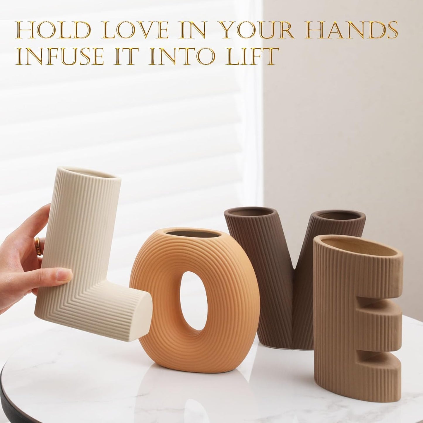 Ceramic Vase / Handcrafted Ceramic Vases / Set A / Set of 4