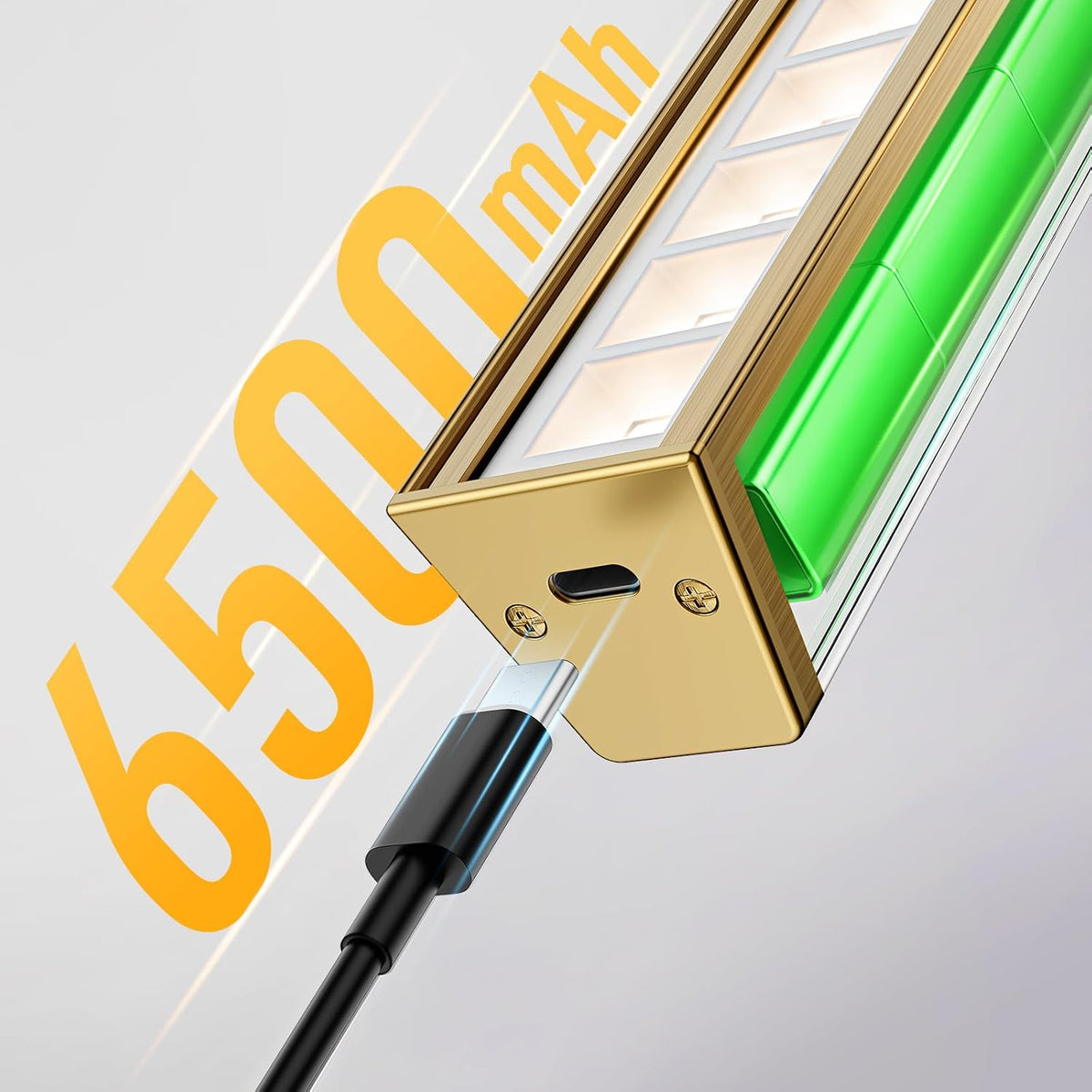 Picture Lights for Wall, Brass Battery Operated Picture Light 24in Art Light CCT Dimmable Recharging Battery Wall Light