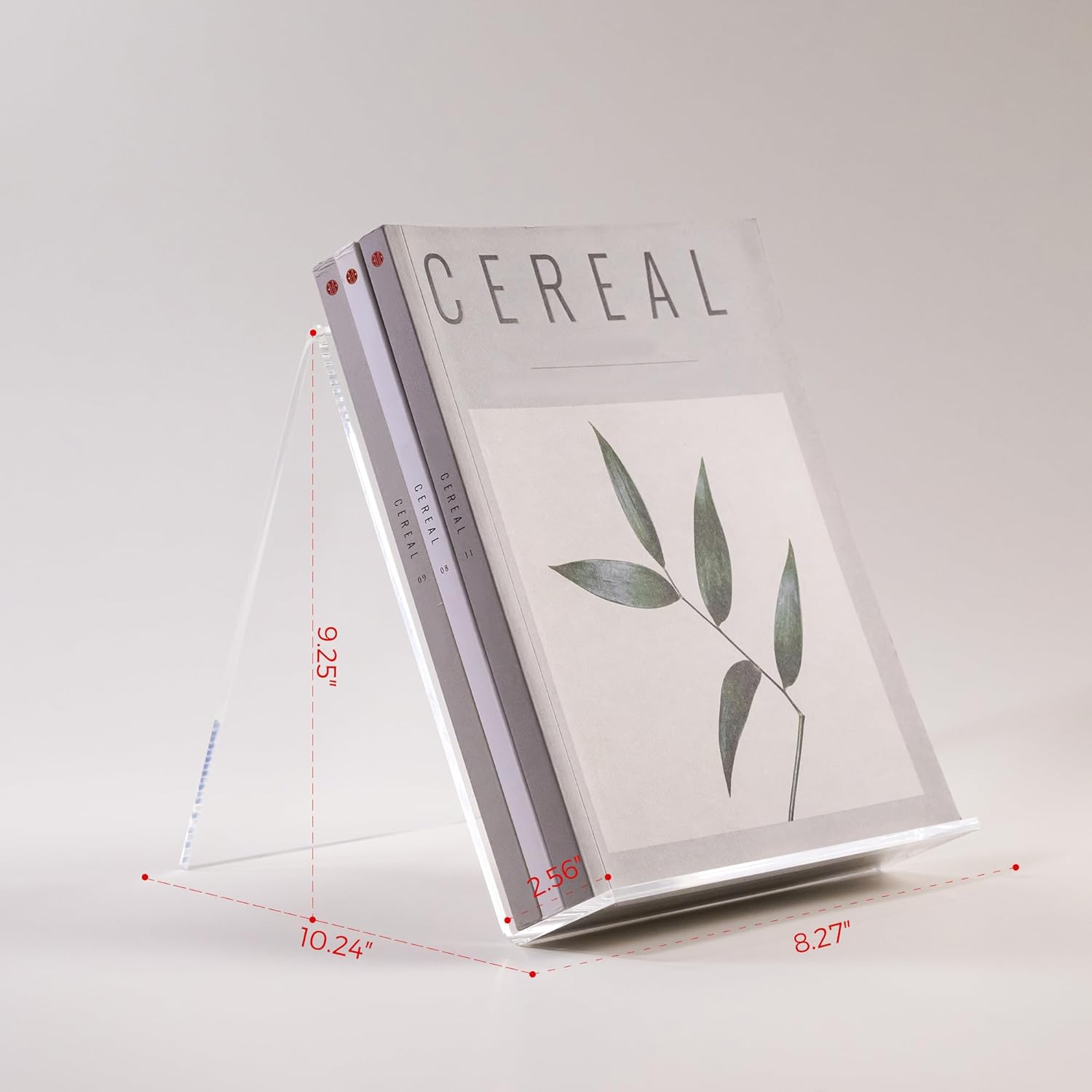 Acrylic Book Stand / 8.5 x 11 / 2-pack / Clear / Set of 2