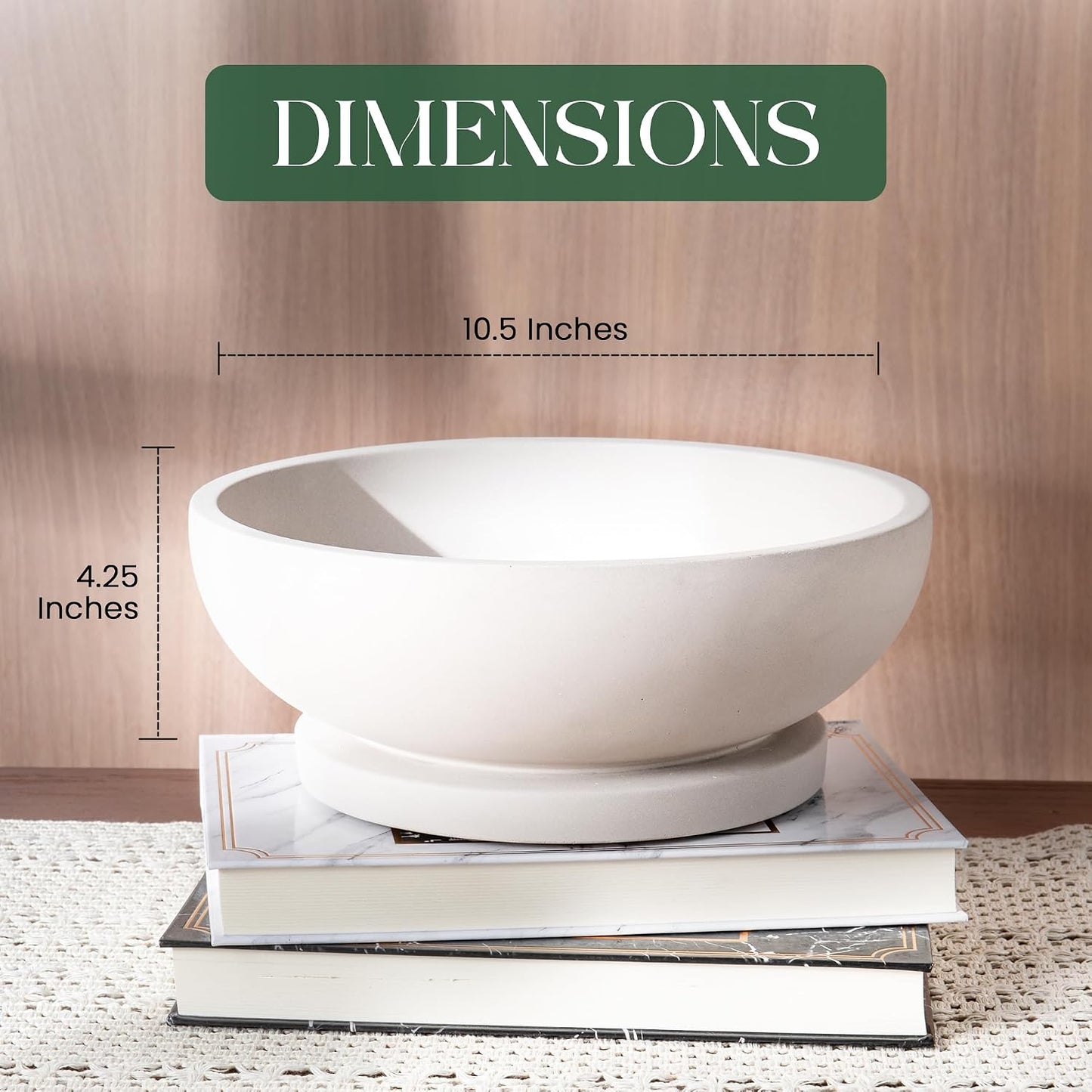 Elegant Pedestal Bowl / Gray