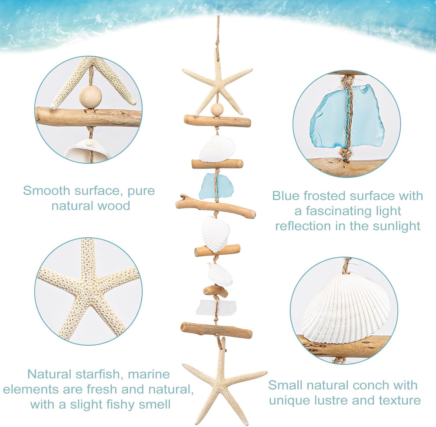 Wooden Driftwood Wall Decor / Set of 2
