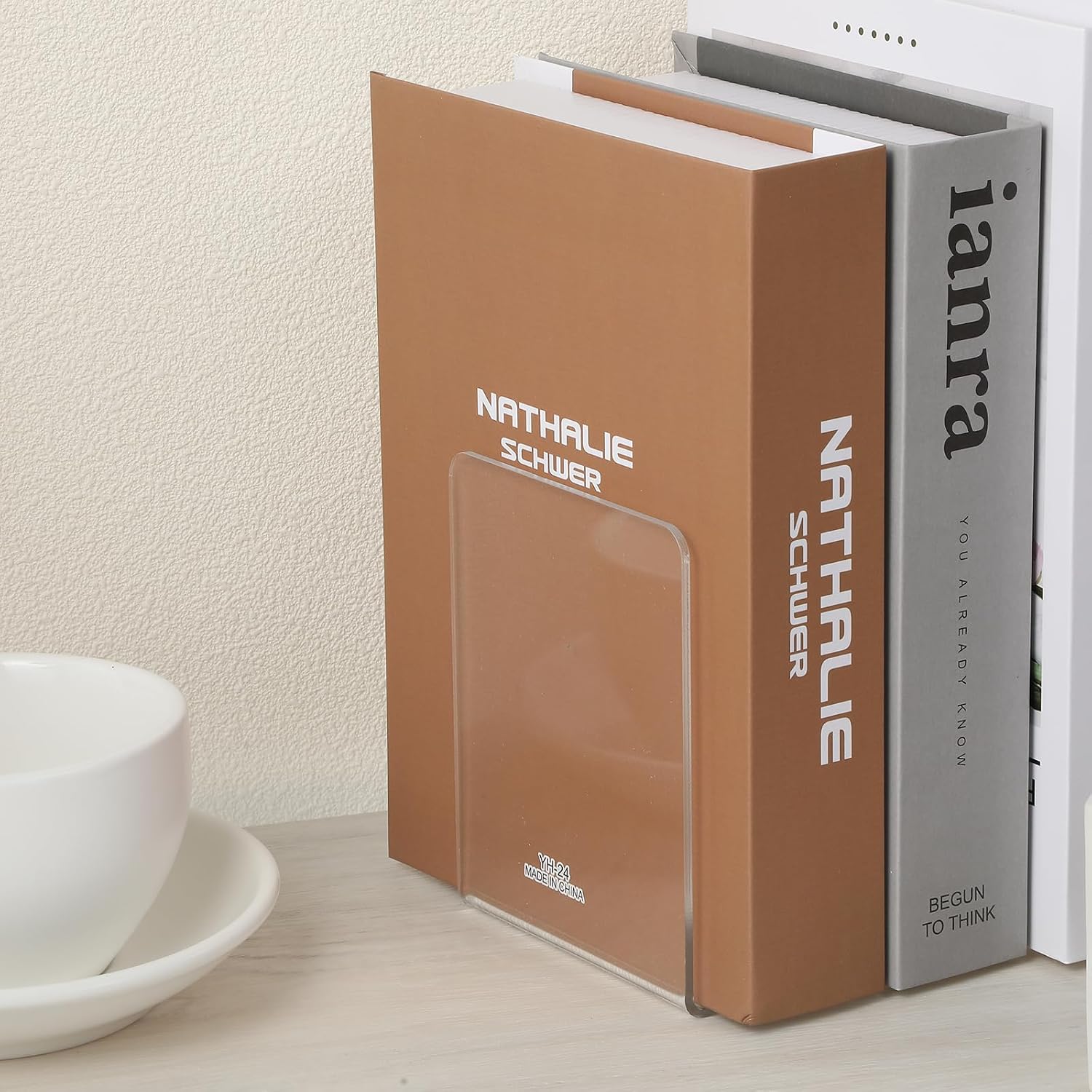 Acrylic Bookends / Book Ends Acrylic Bookends / Clear / Set of 16