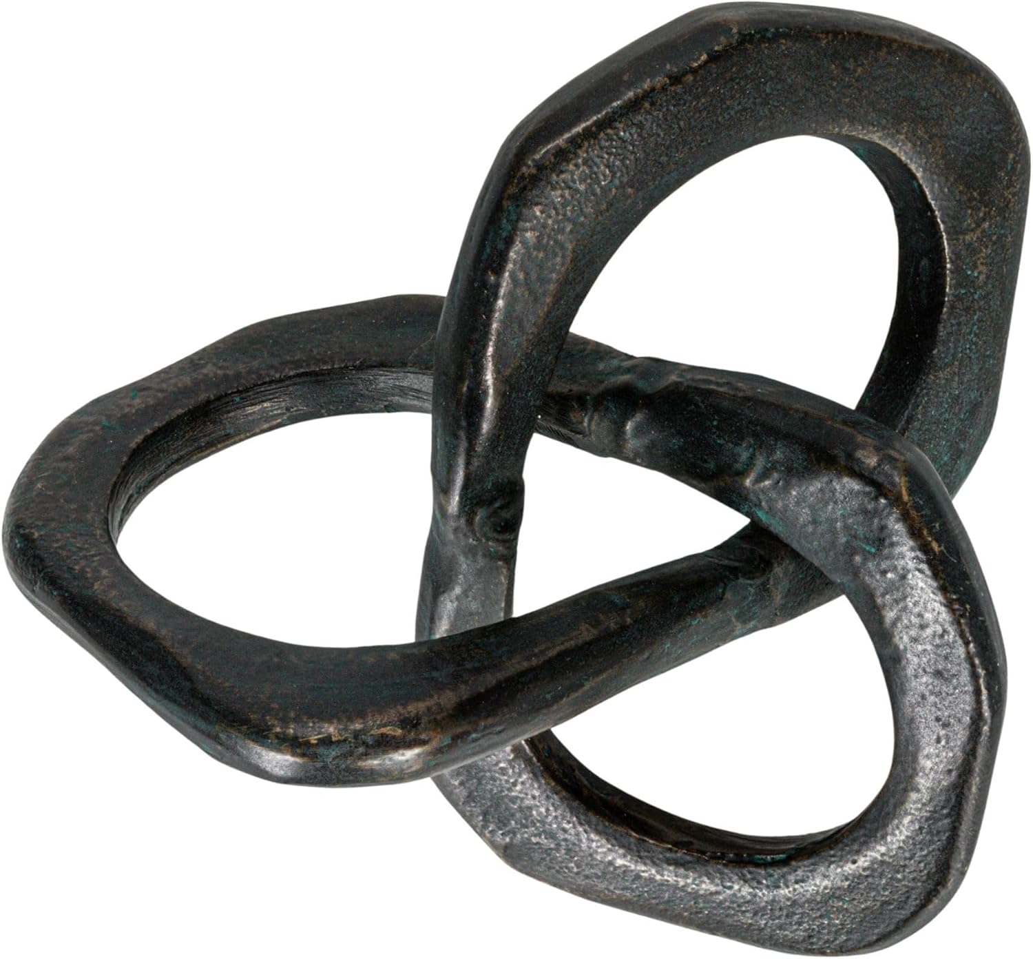 Antique Metal Knot Figurine / Black